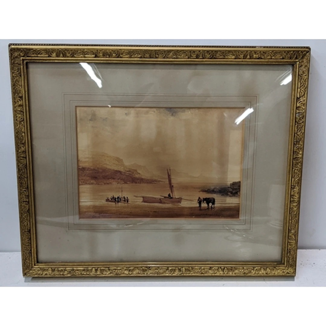 Anthony Vandyke Copley Fielding - a watercolour depicting a ...
