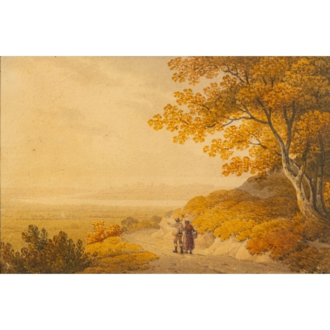Attributed to Thomas Hulley (British, fl1798-1817) - 'Autum...