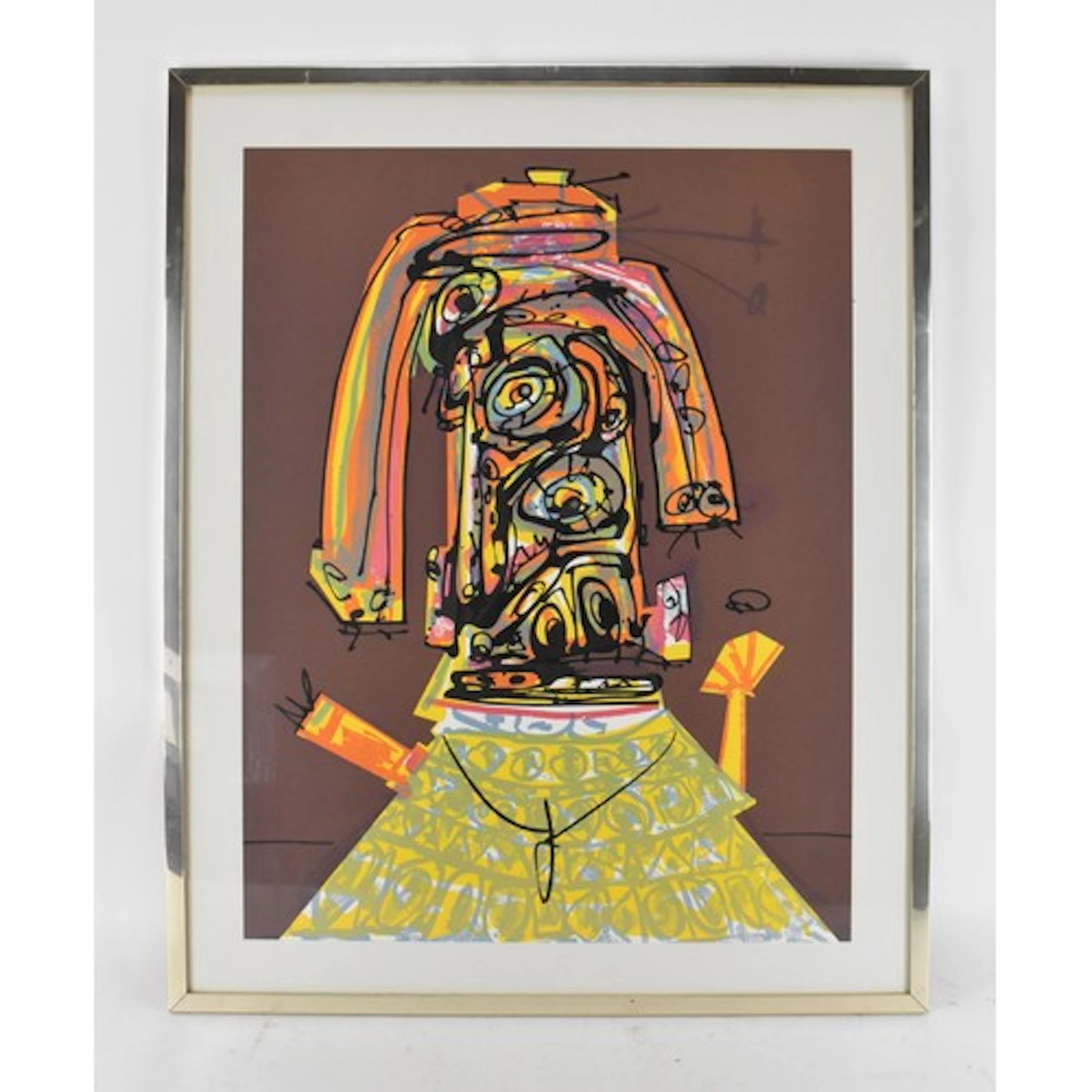 Antonio Saura (1930-1998) Spanish limited edition figural se...