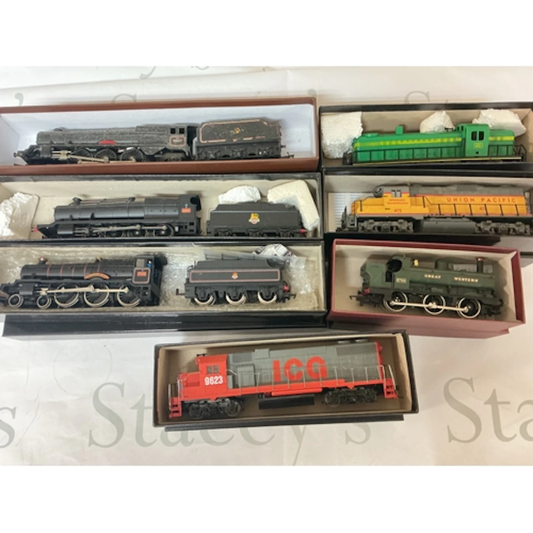 7 X 00/H0 Gauge Locomotives. No Reserve.