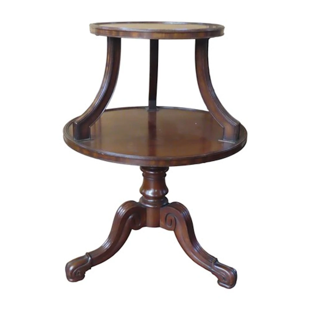 Attributed to Gillows, a good mahogany graduating two-tier l...