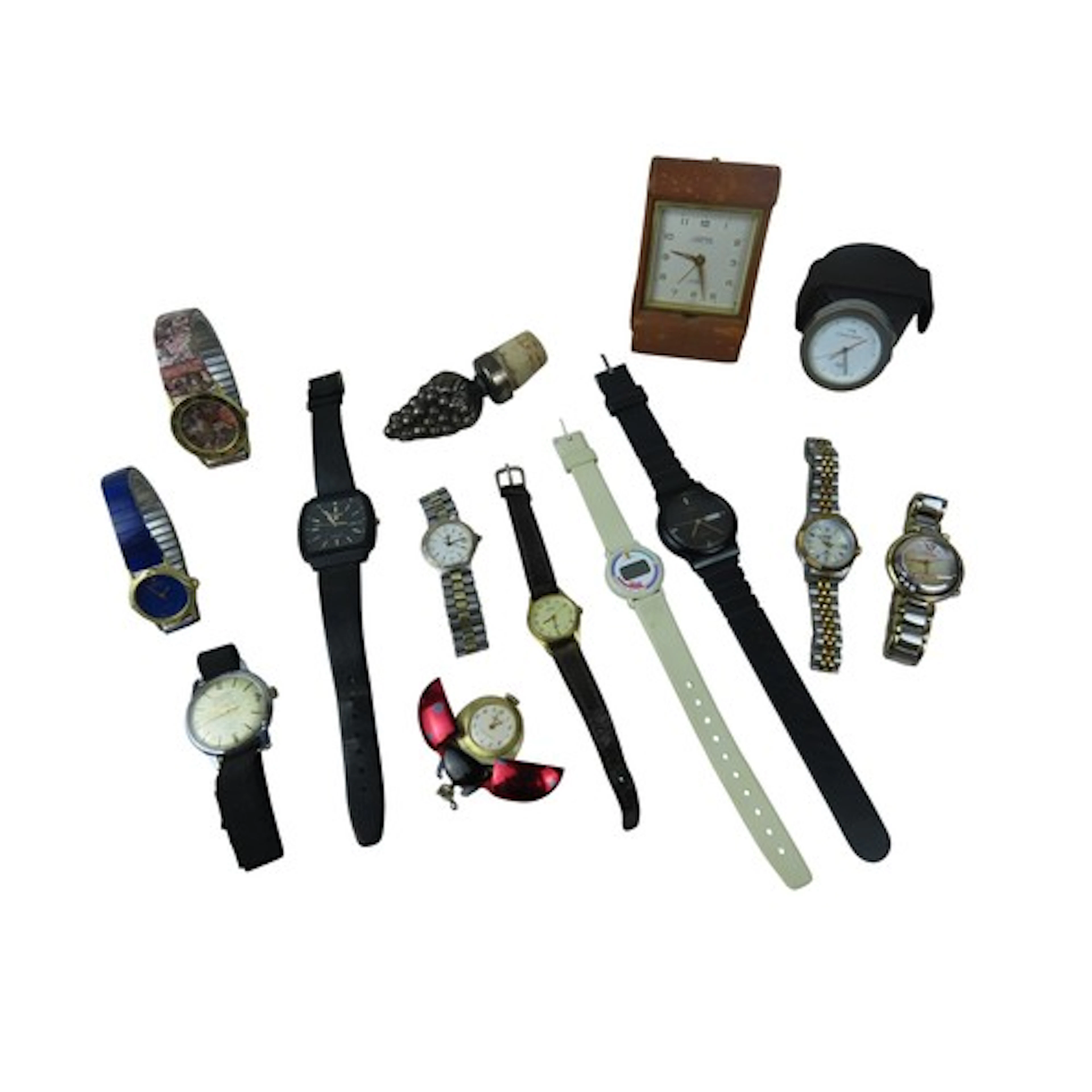 A GROUP OF WRIST WATCHES AND OTHER TIMEPIECES including watc...