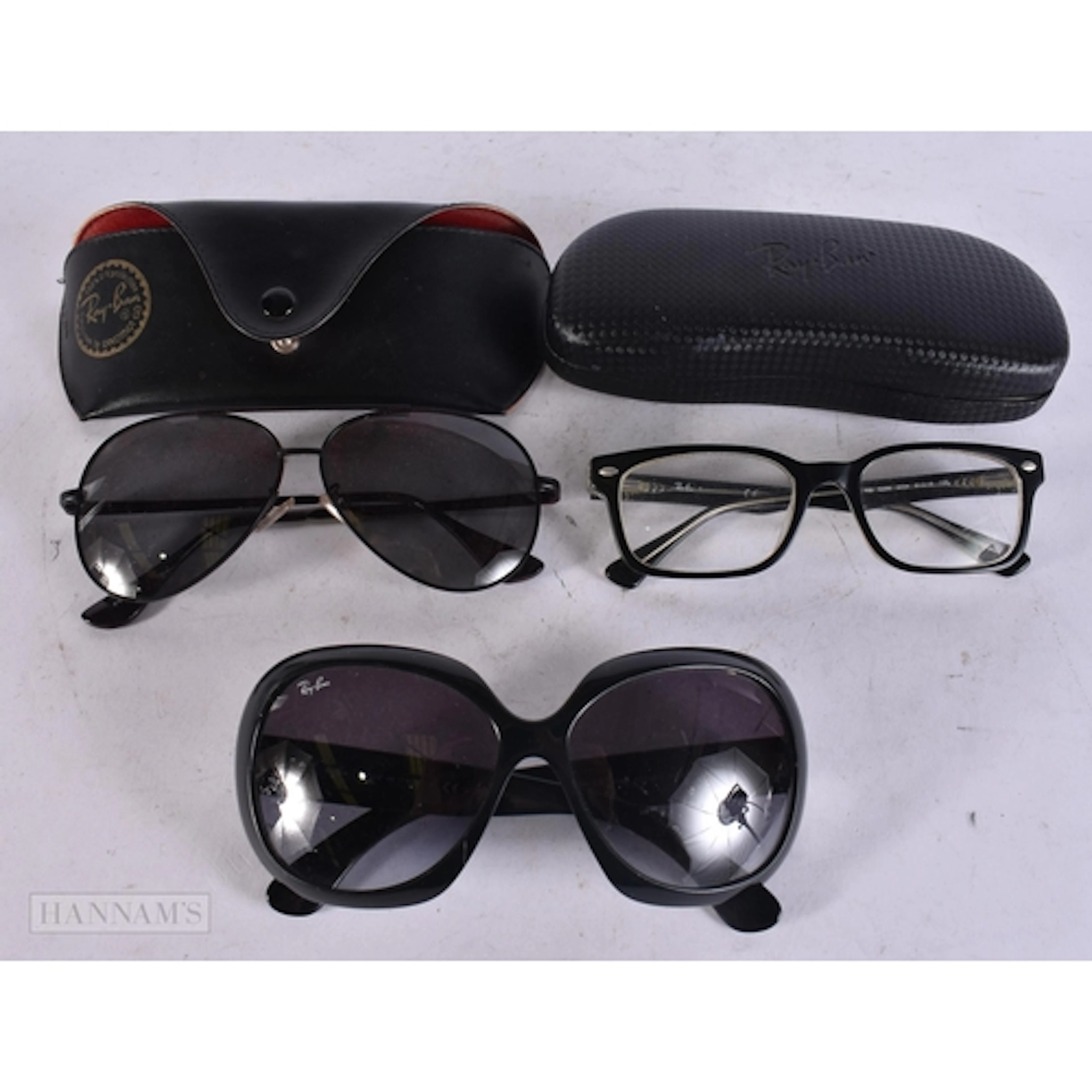 Raybans Designer Sunglasses Cased & Loose. (3)