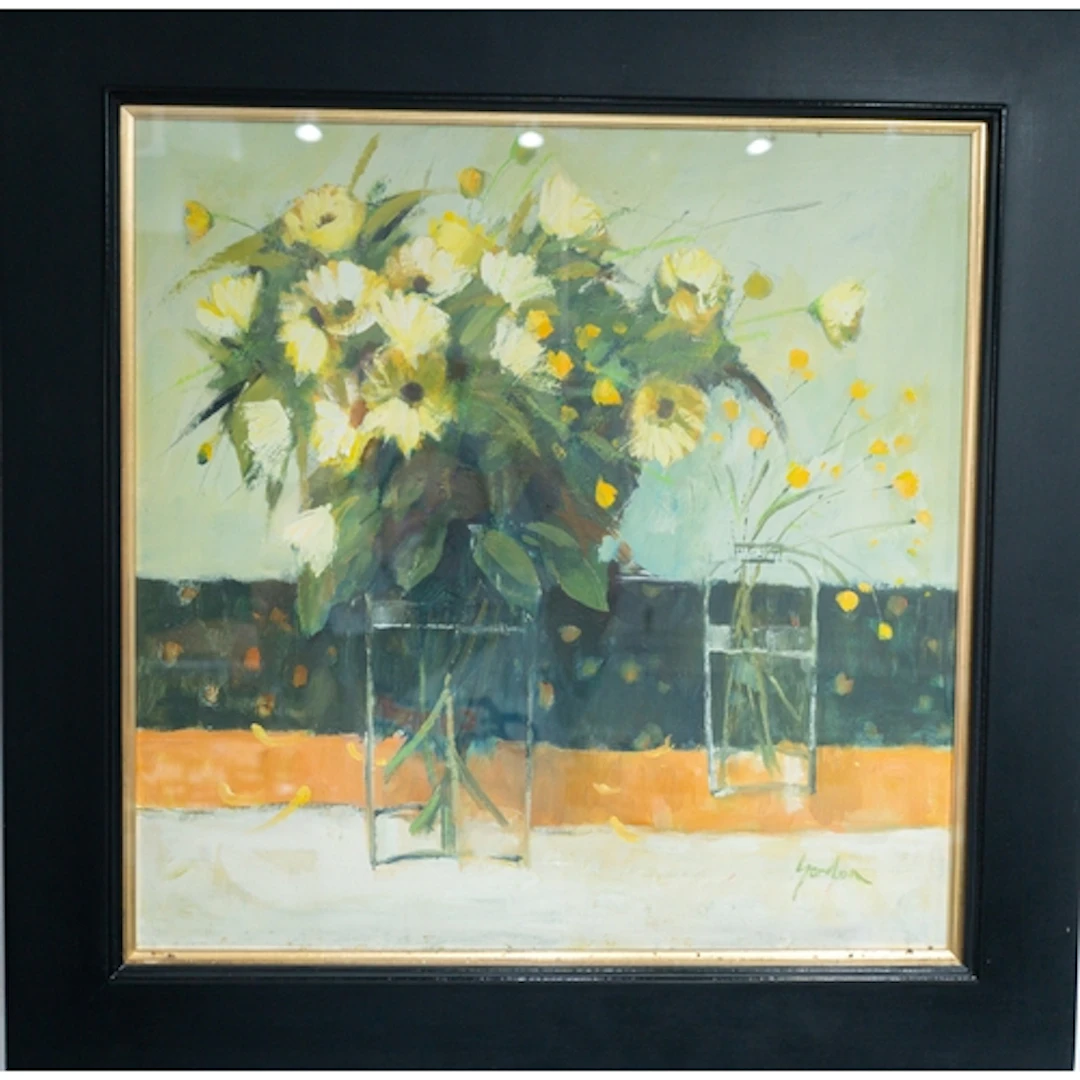 Paintings Anne Gordon (Scottish, 1941-2005) Yellow Flowers...