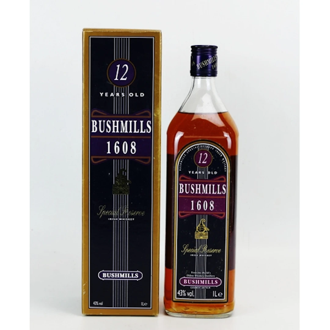 Bushmills 1608 special reserve Irish whiskey, 1 Litre (boxed...