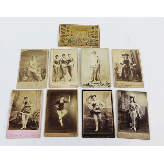 A collection of eight cabinet size photographs of late Victo...
