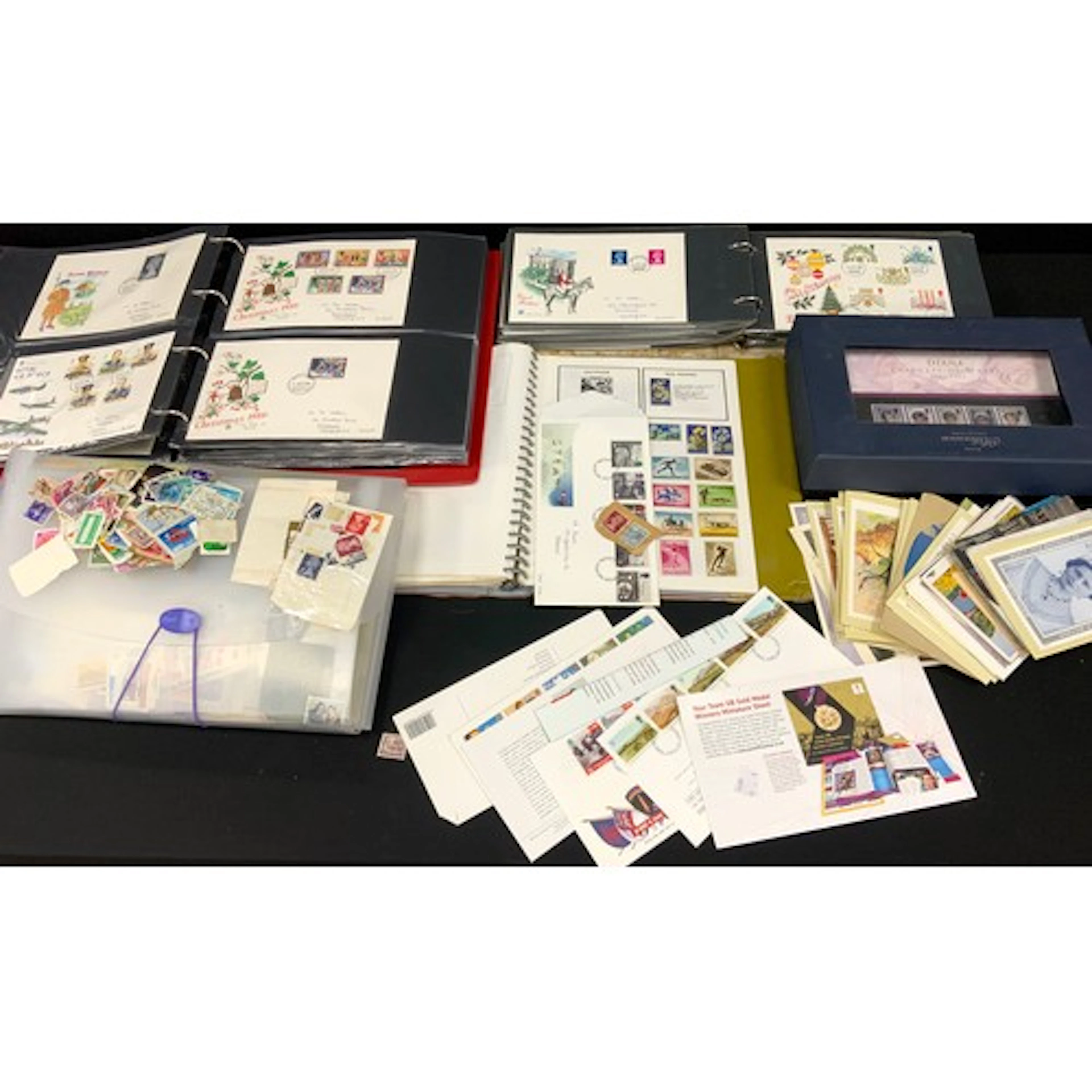 Philately - a collection of 20th century stamps, first day c...
