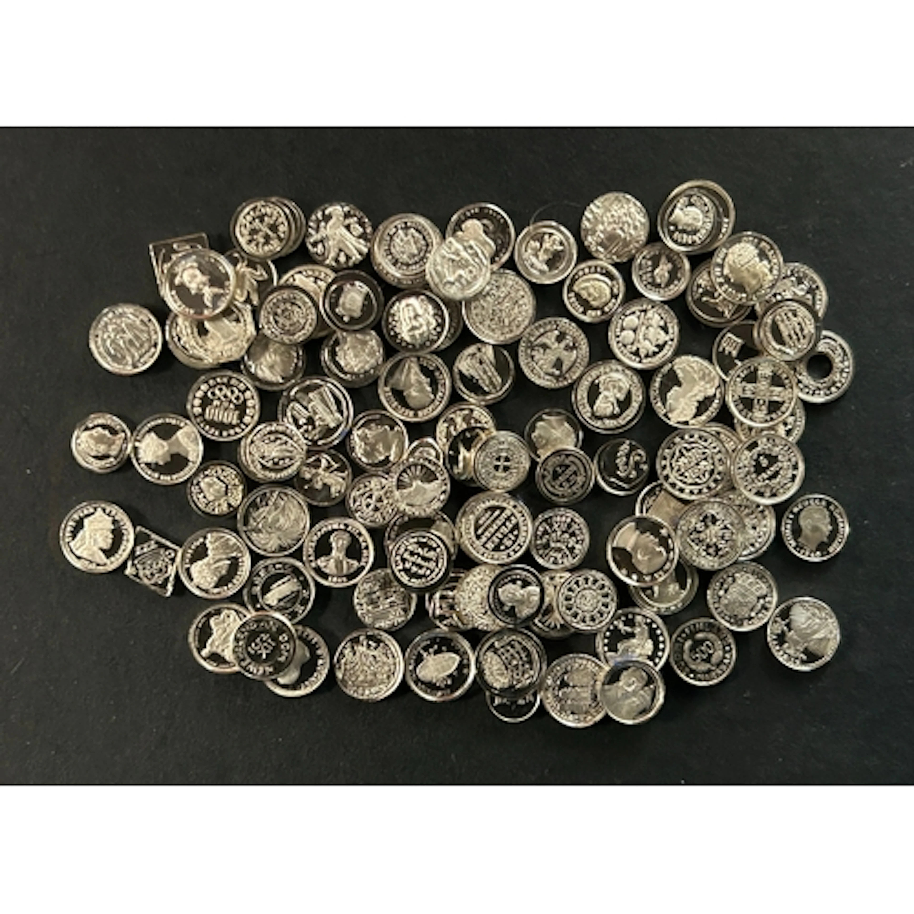 Franklin Mint The Solid Silver Miniatures of the World’s Gre...