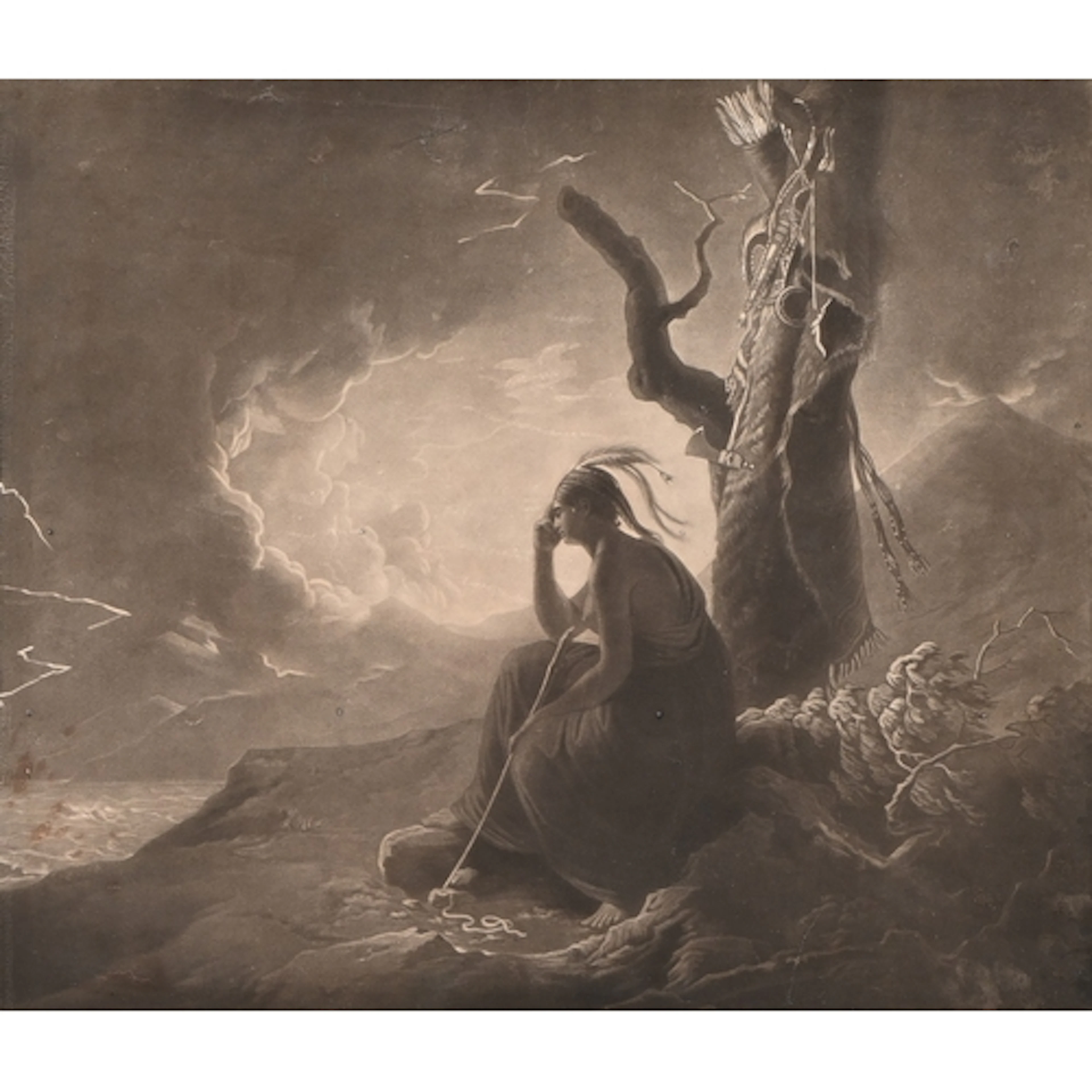 William Pether (c. 1739-1821) after Joseph Wright of Derby A...