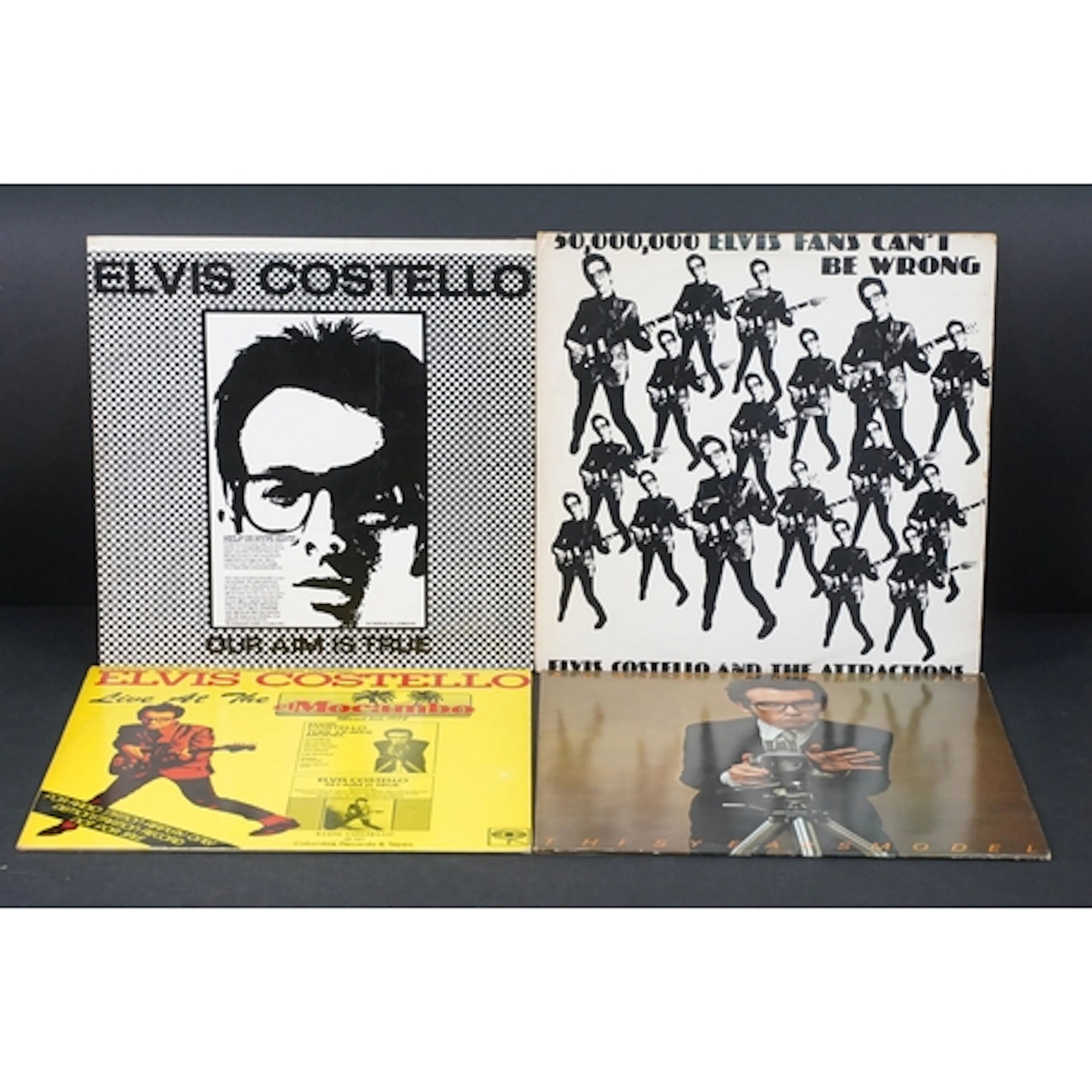 Vinyl - 4 Elvis Costello LP’s including private pressing to ...