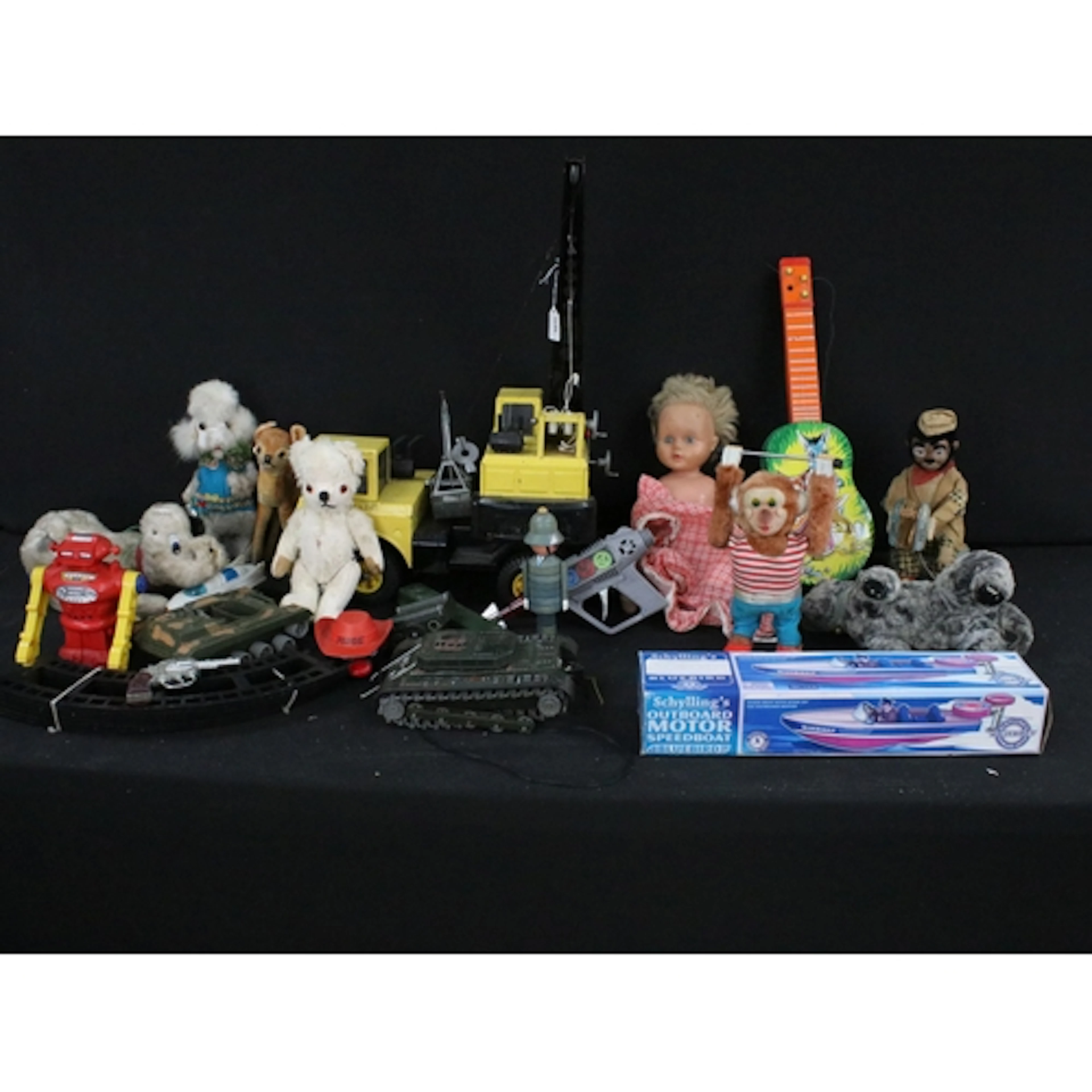 Collection of various toys to include boxed Schylling Bluebi...