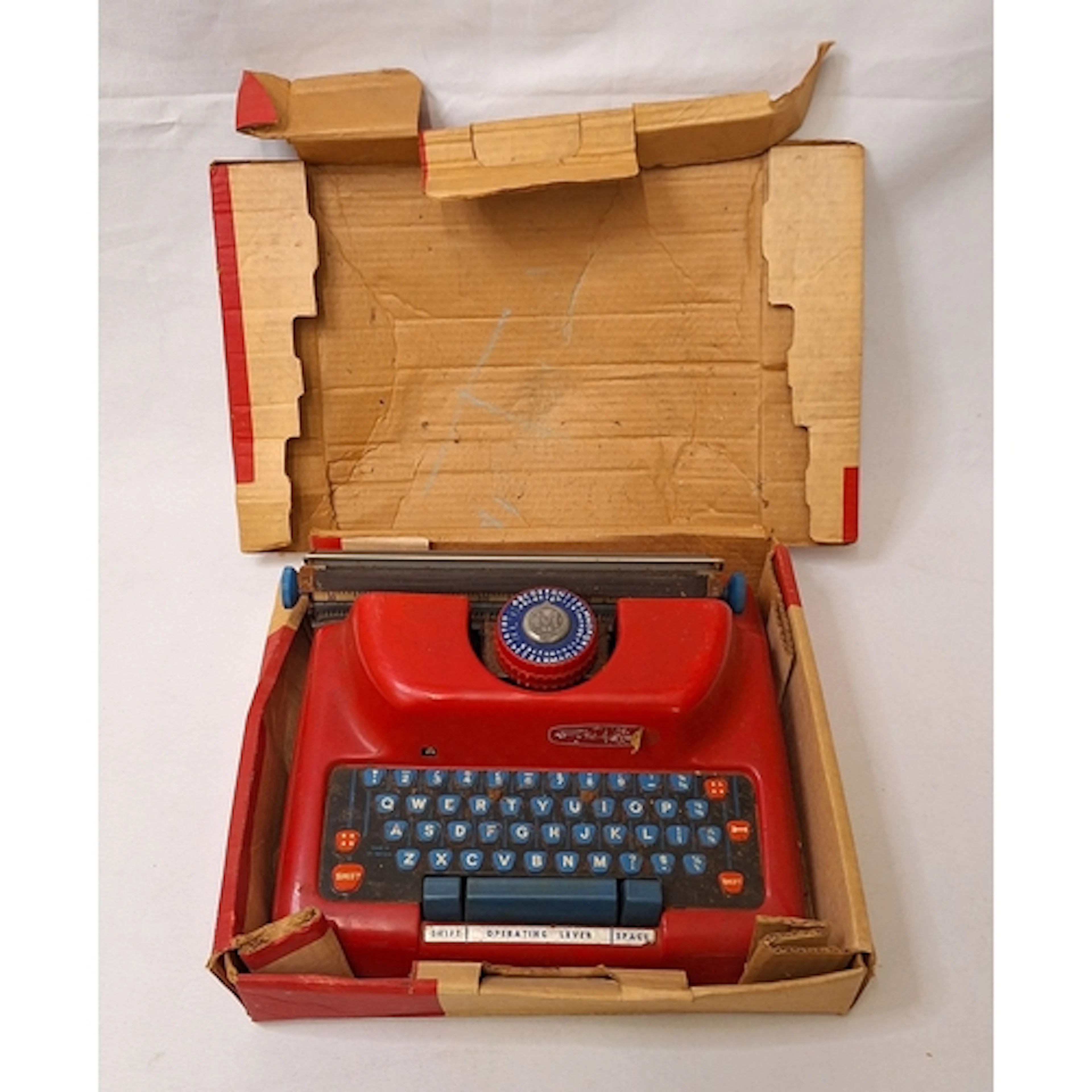 Vintage Mettoy Prefect Typewriter, boxed A/f