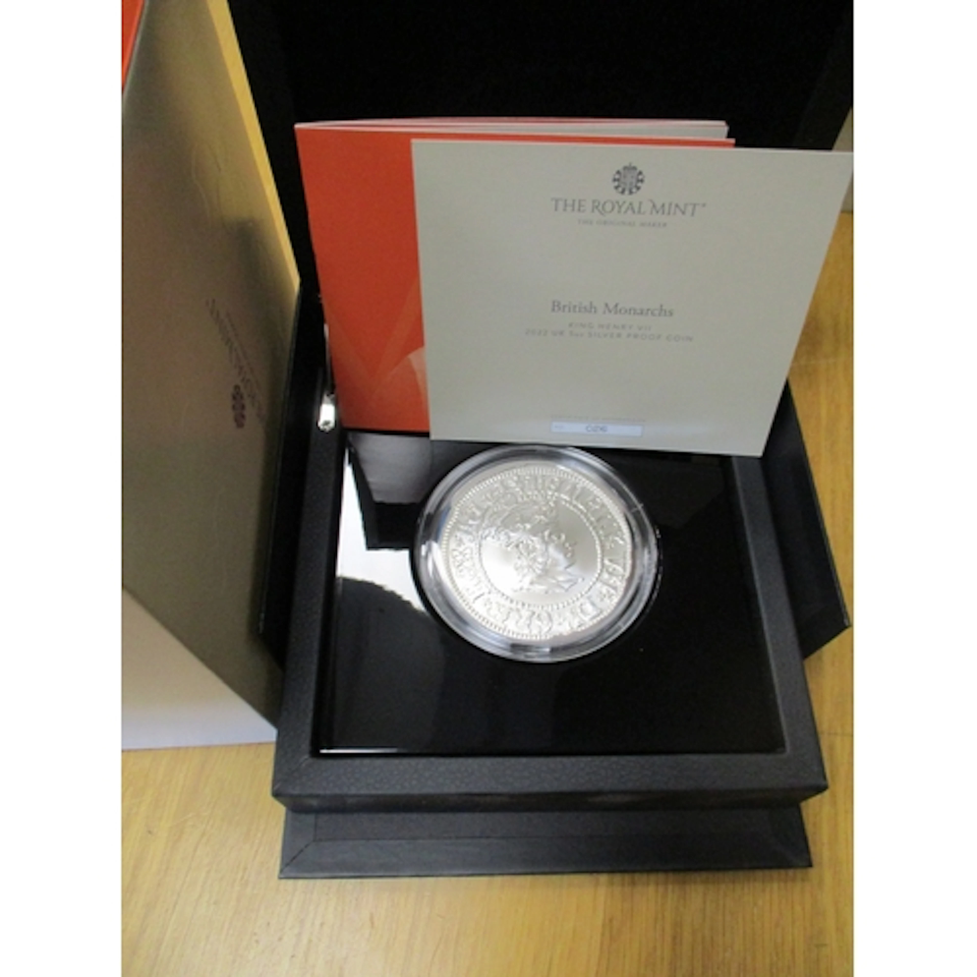 2022 'Monarchs King Henry VII' 5oz £10 silver proof FDC. (R)