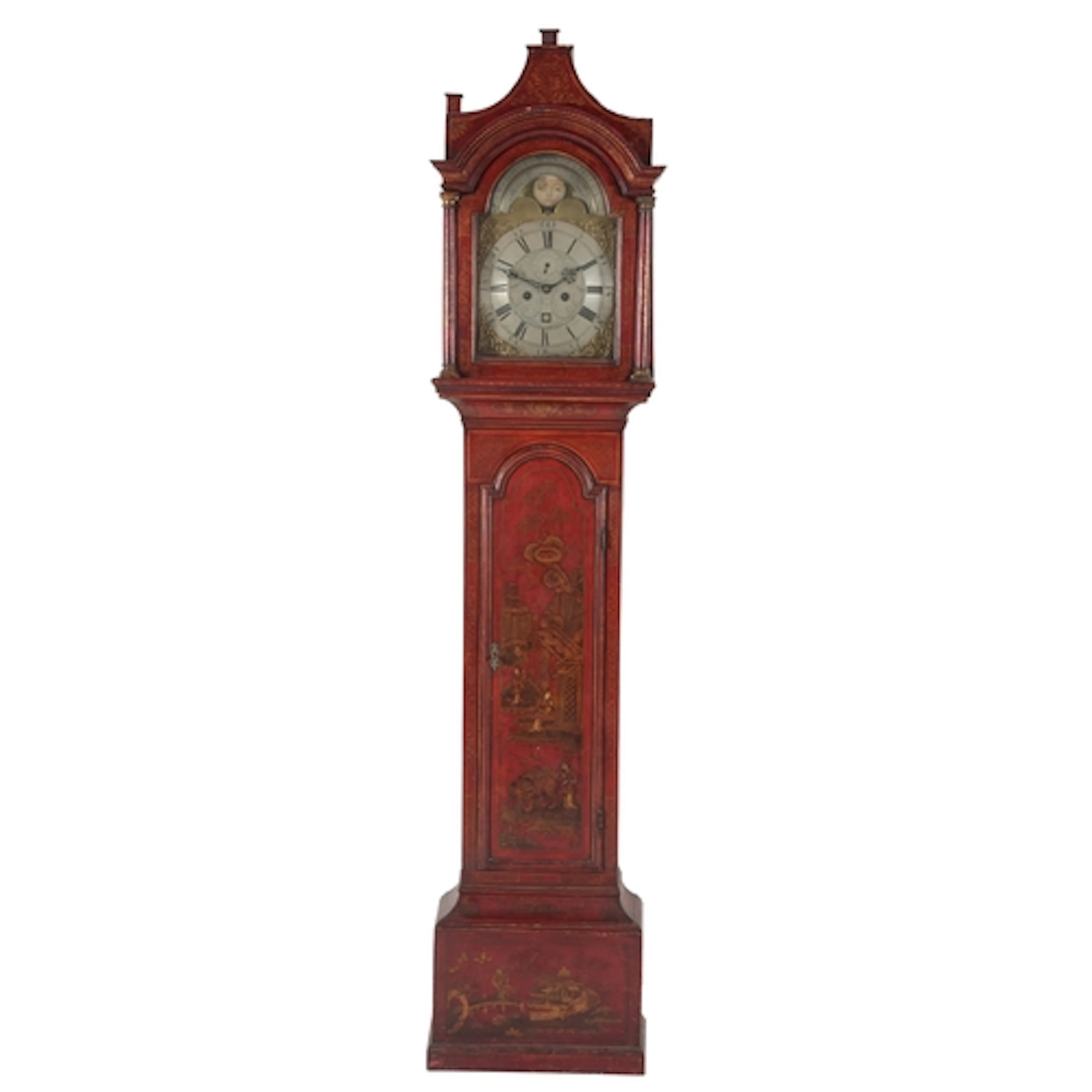 A George III longcase clock, by William Pridgin of Hull, in ...