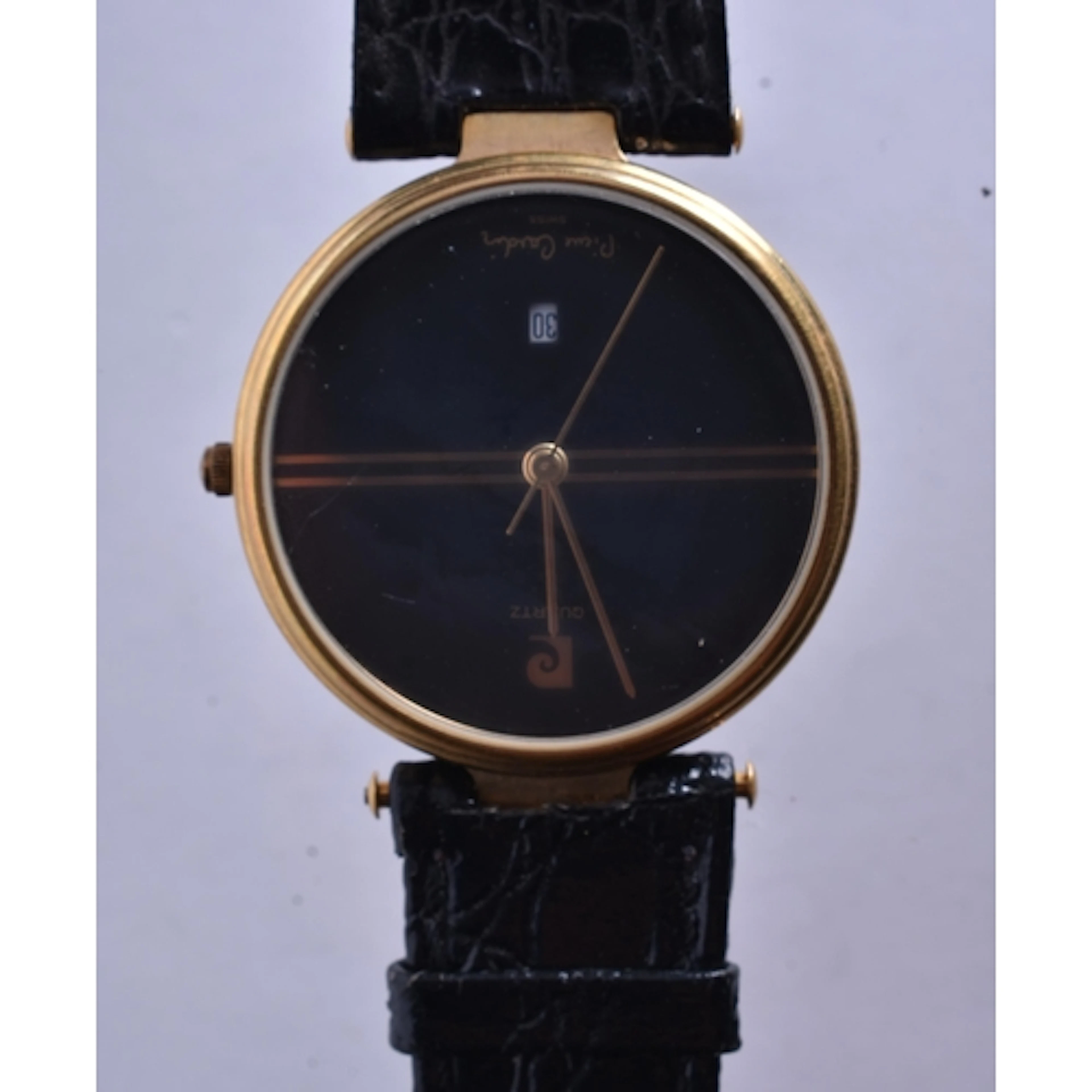 A Pierre Cardin Quartz Watch. Needs Battery, Dial 3.5 cm in...