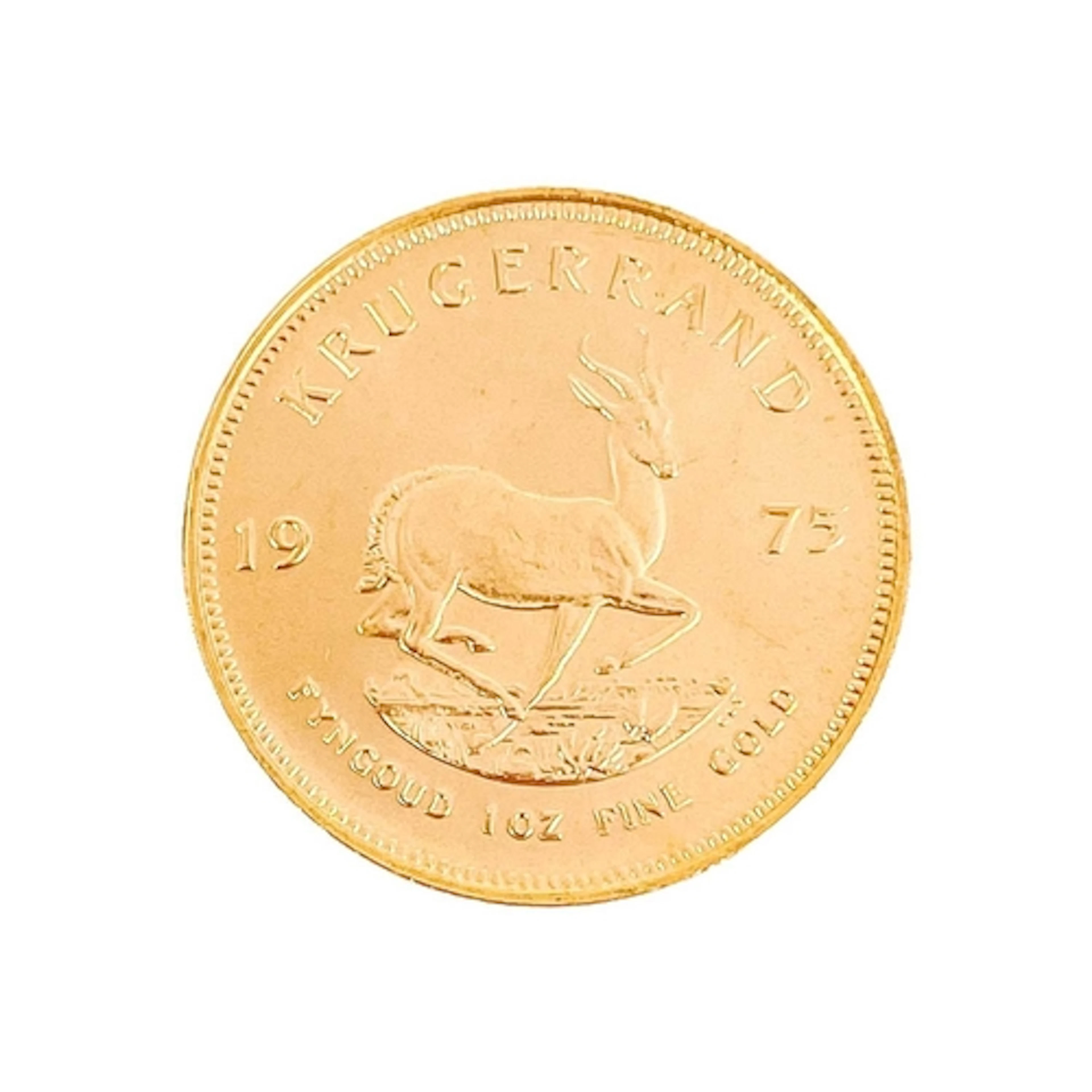 1975 Gold full Krugerrand. 1975 gold full Krugerrand in ef c...