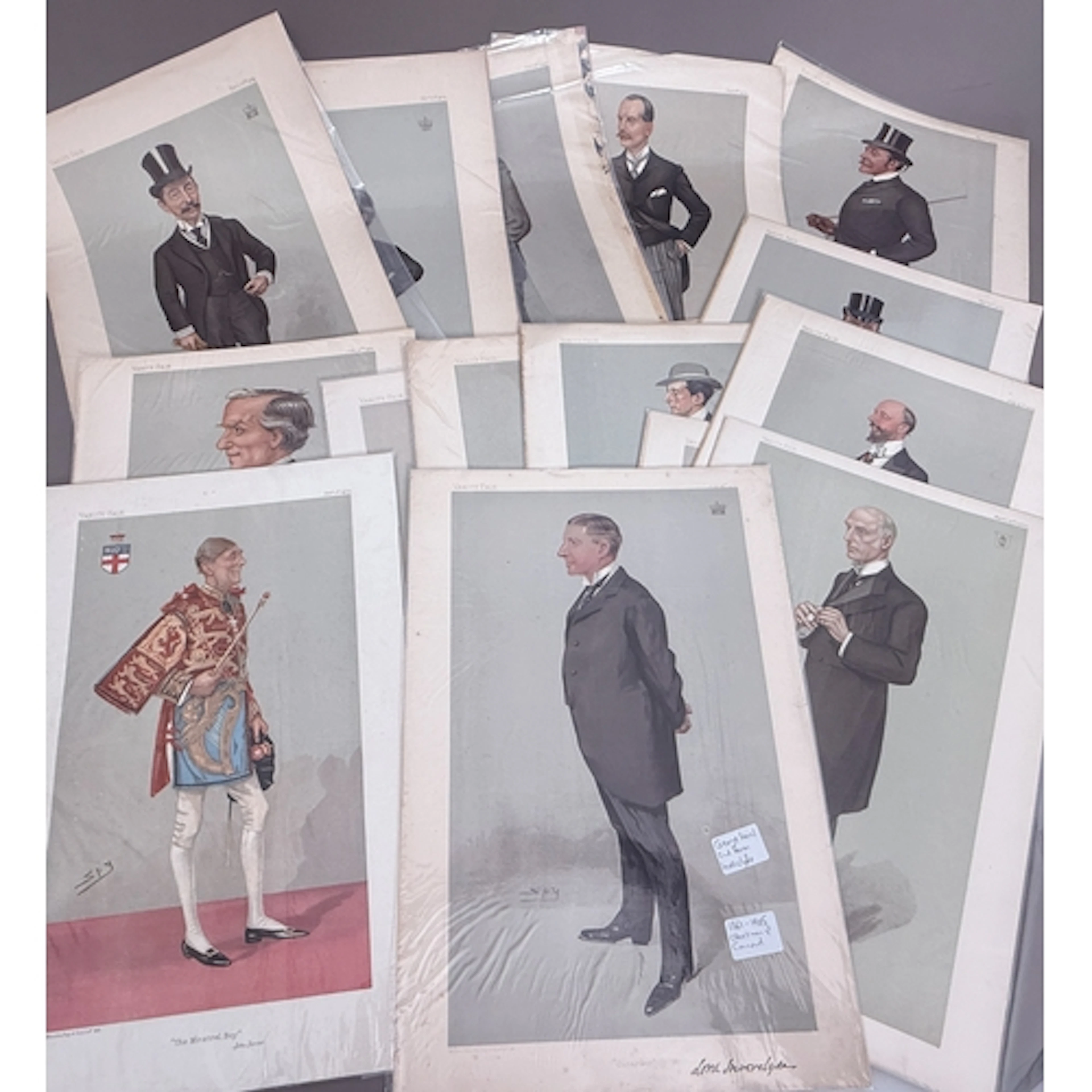 Twenty-one Vanity Fair 1904 caricatures by Spy - to include ...
