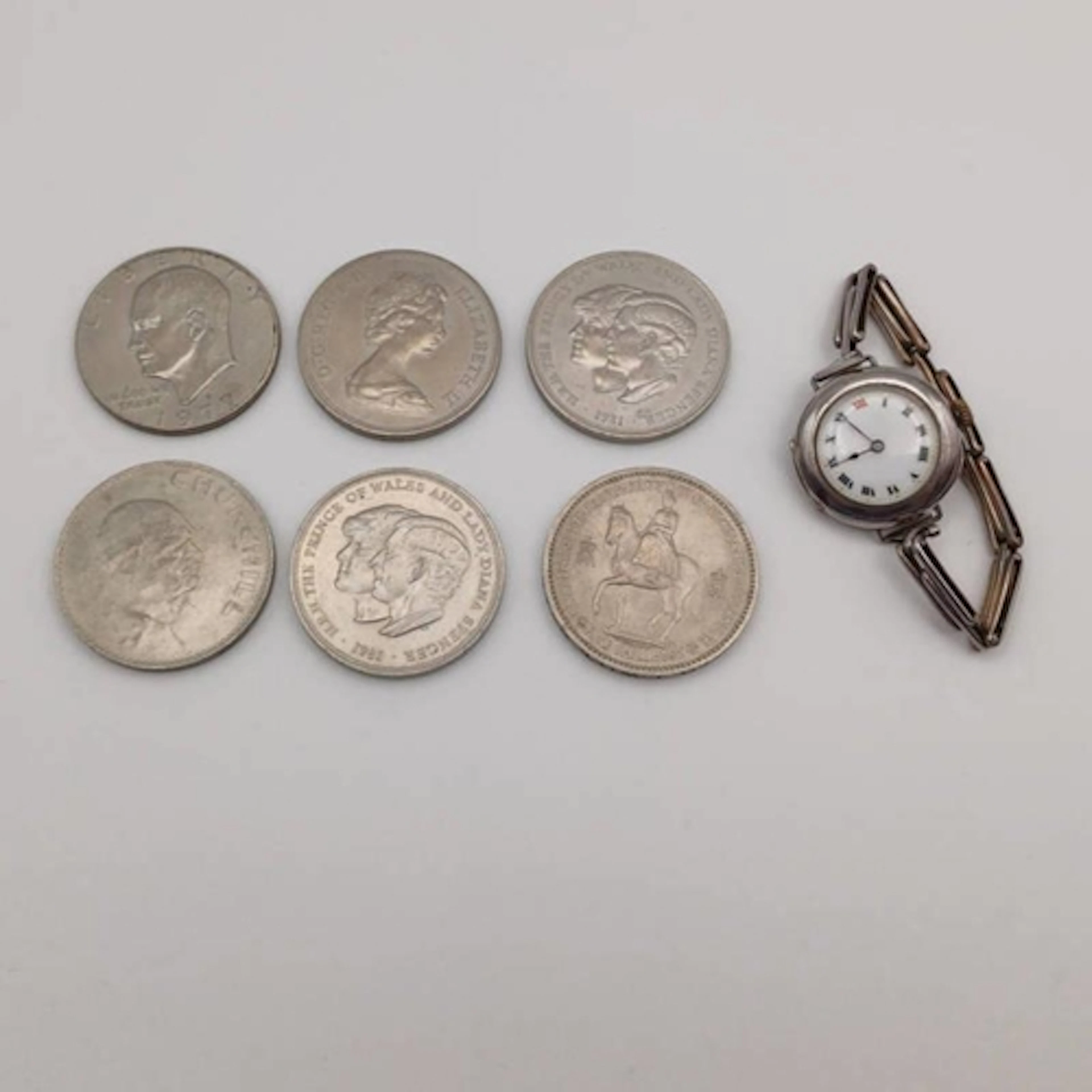 EARLY 20TH CENTURY SILVER LADIES ROLEX WRISTWATCH MOVEMENT &...