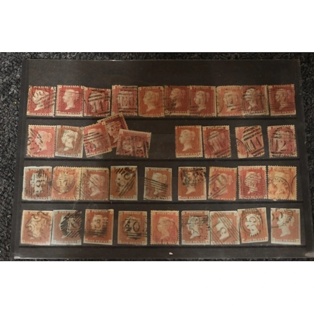 Stamp collection to include GB 1d penny red imperf, plates a...