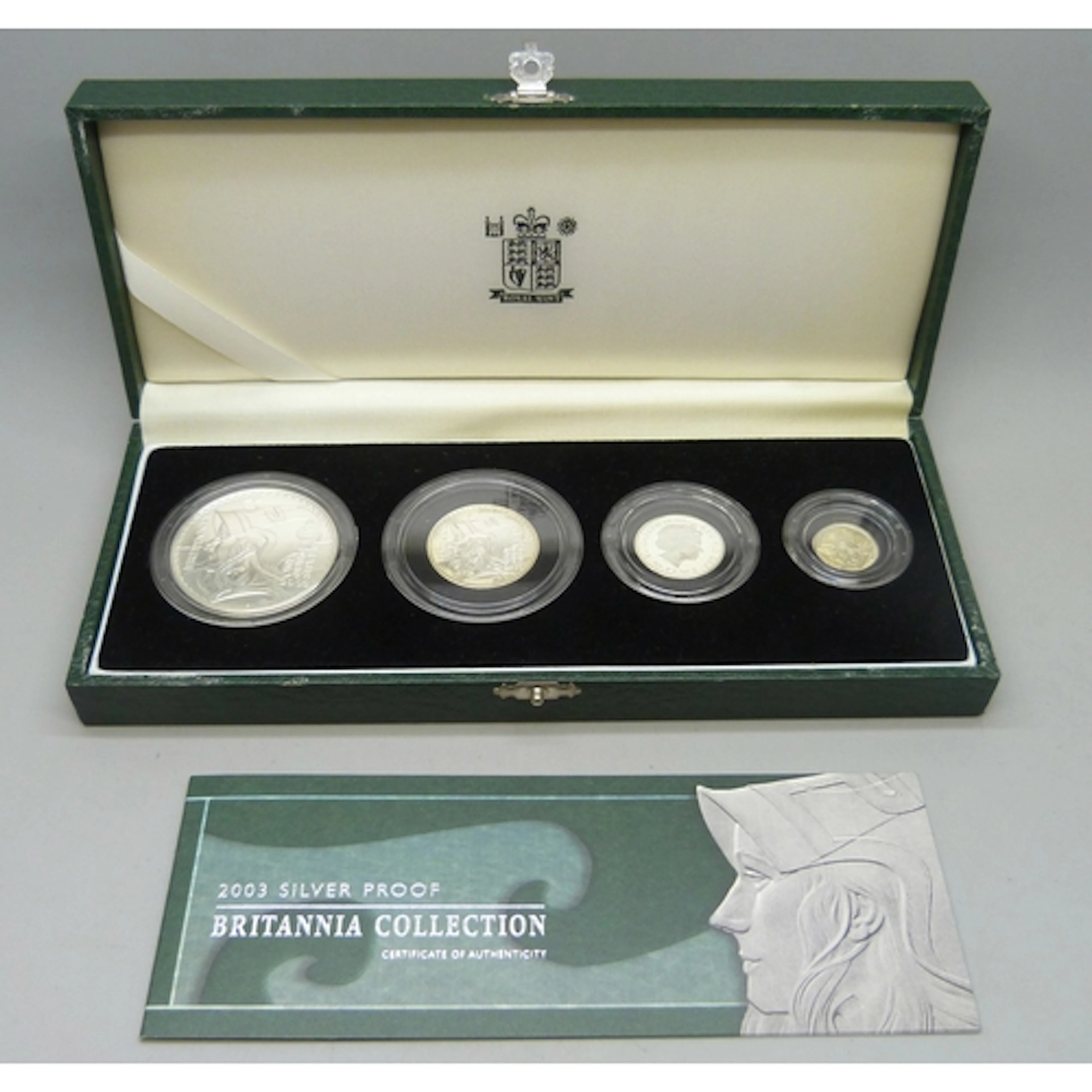 A United Kingdom 2003 Silver Proof Britannia Coin Collection...