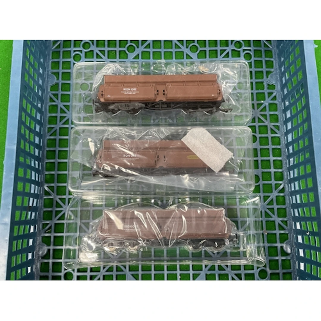 Three KR Models 00 gauge Tyne Dock Consett 56 ton iron ore h...