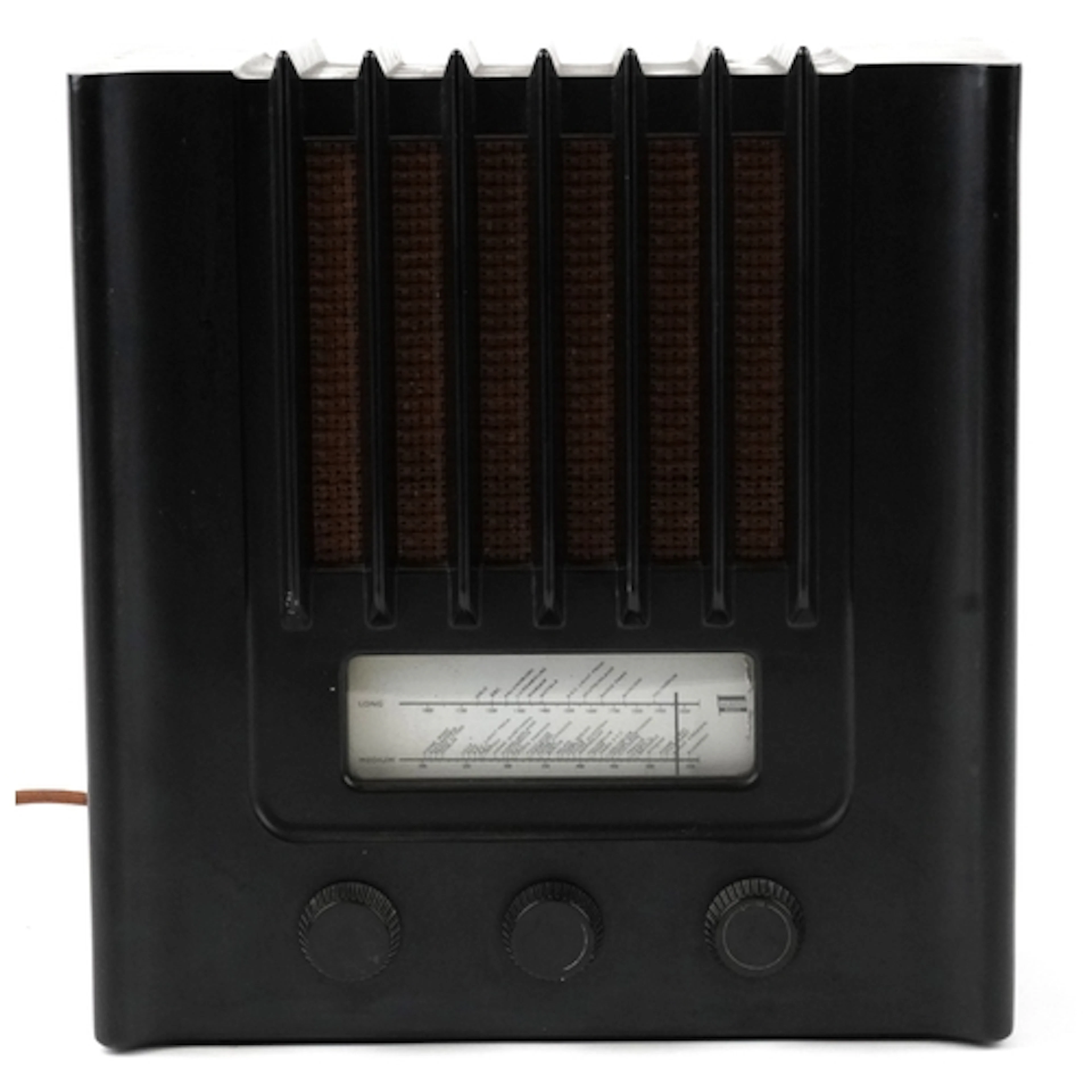 Vintage radio by Murphy Radio Limited, 34cm H x 32cm W x 17....