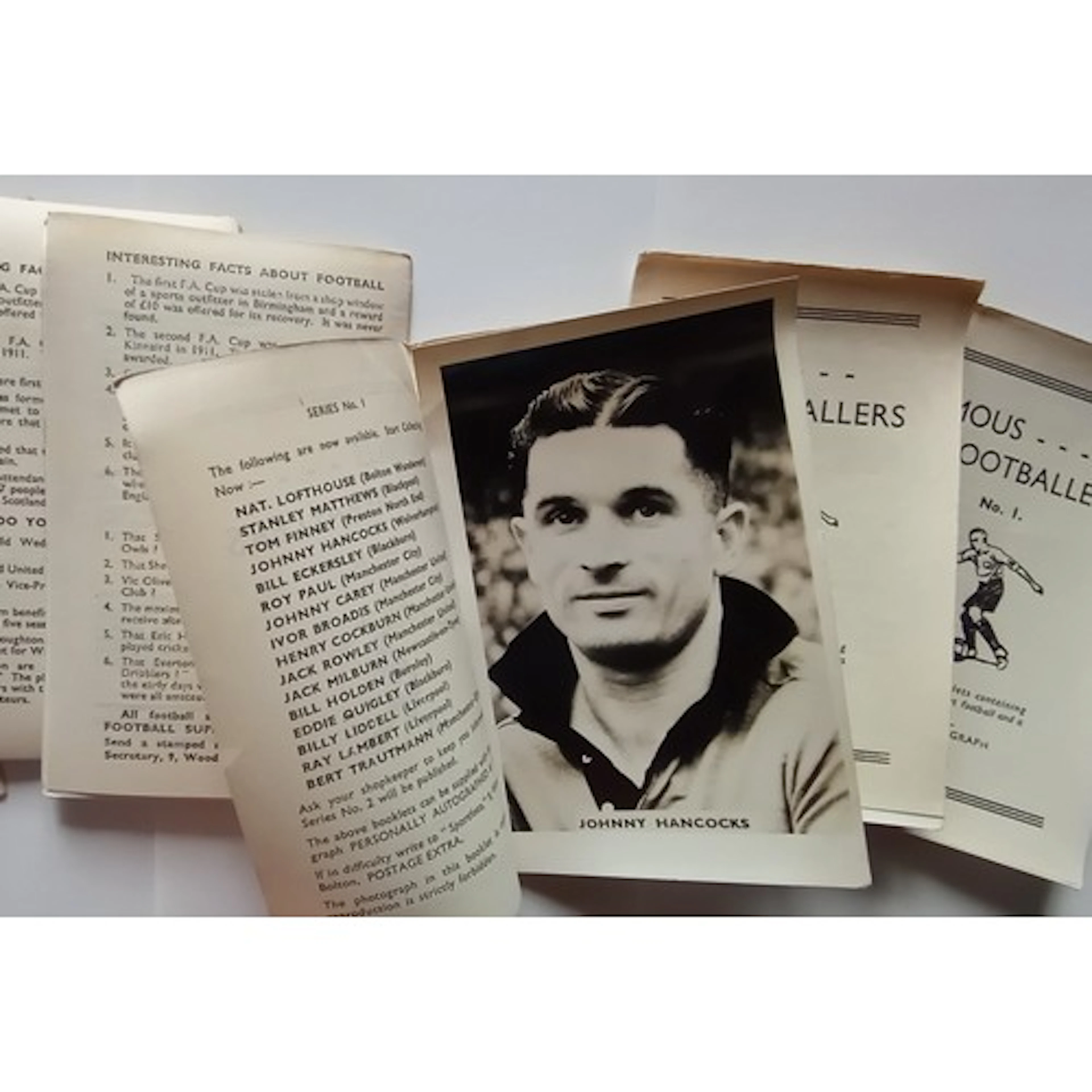 Vintage soccer cards, extremely rare, 1st series Sportfoto p...