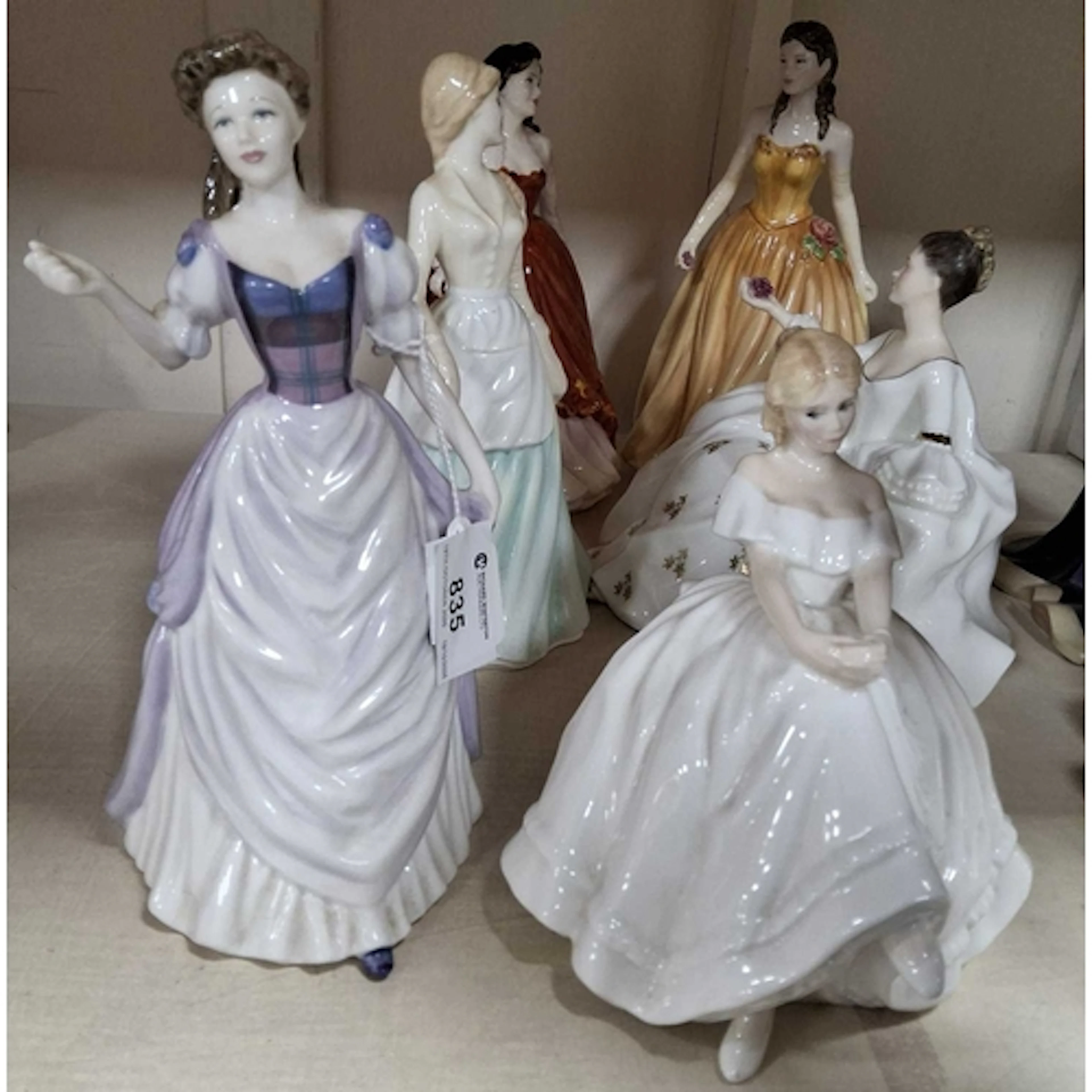 SIX ROYAL DOULTON FIGURES, comprising Pride of Scotland HN44...