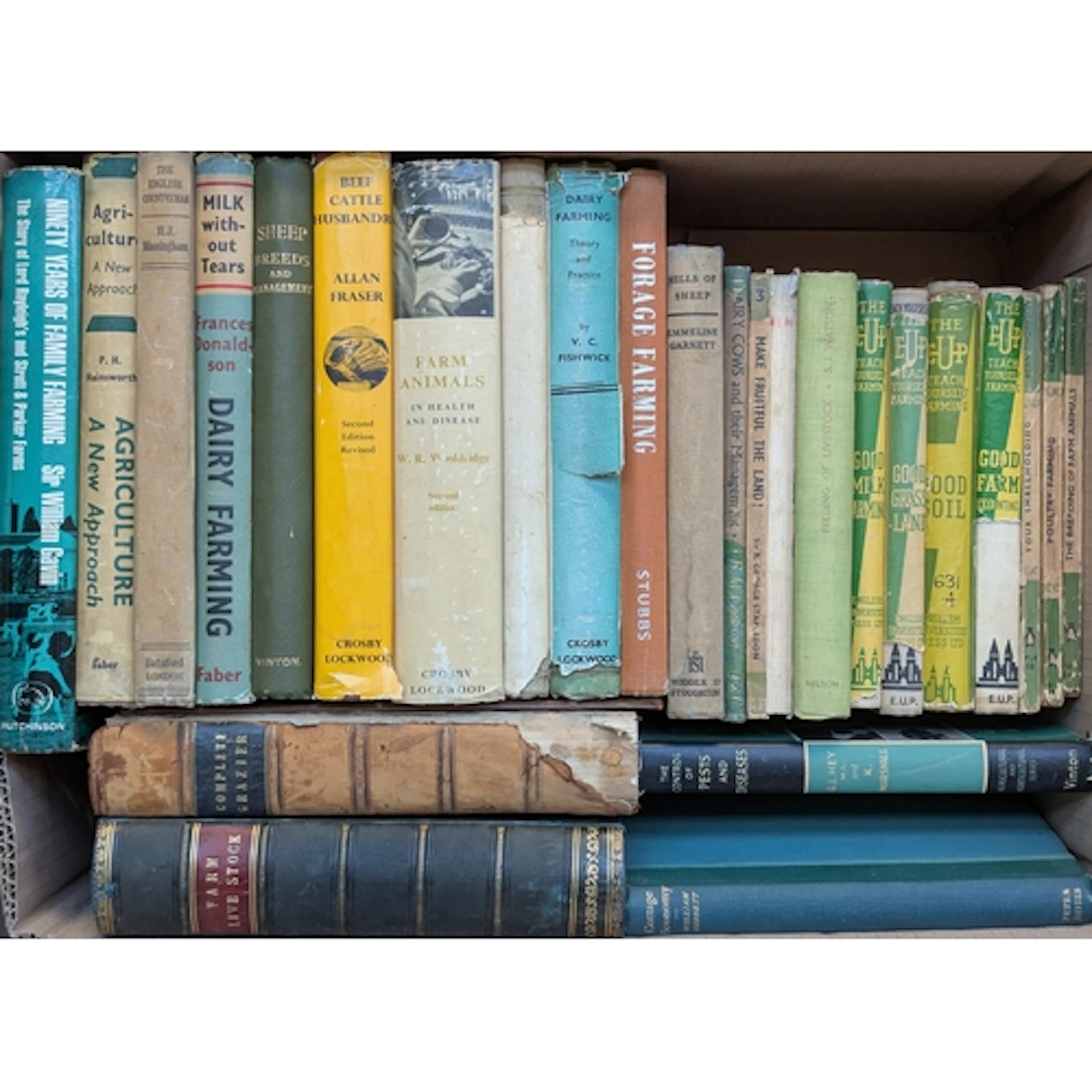 BOOKS, FARMING/LIVESTOCK INTEREST etc. To inc. two bindings:...