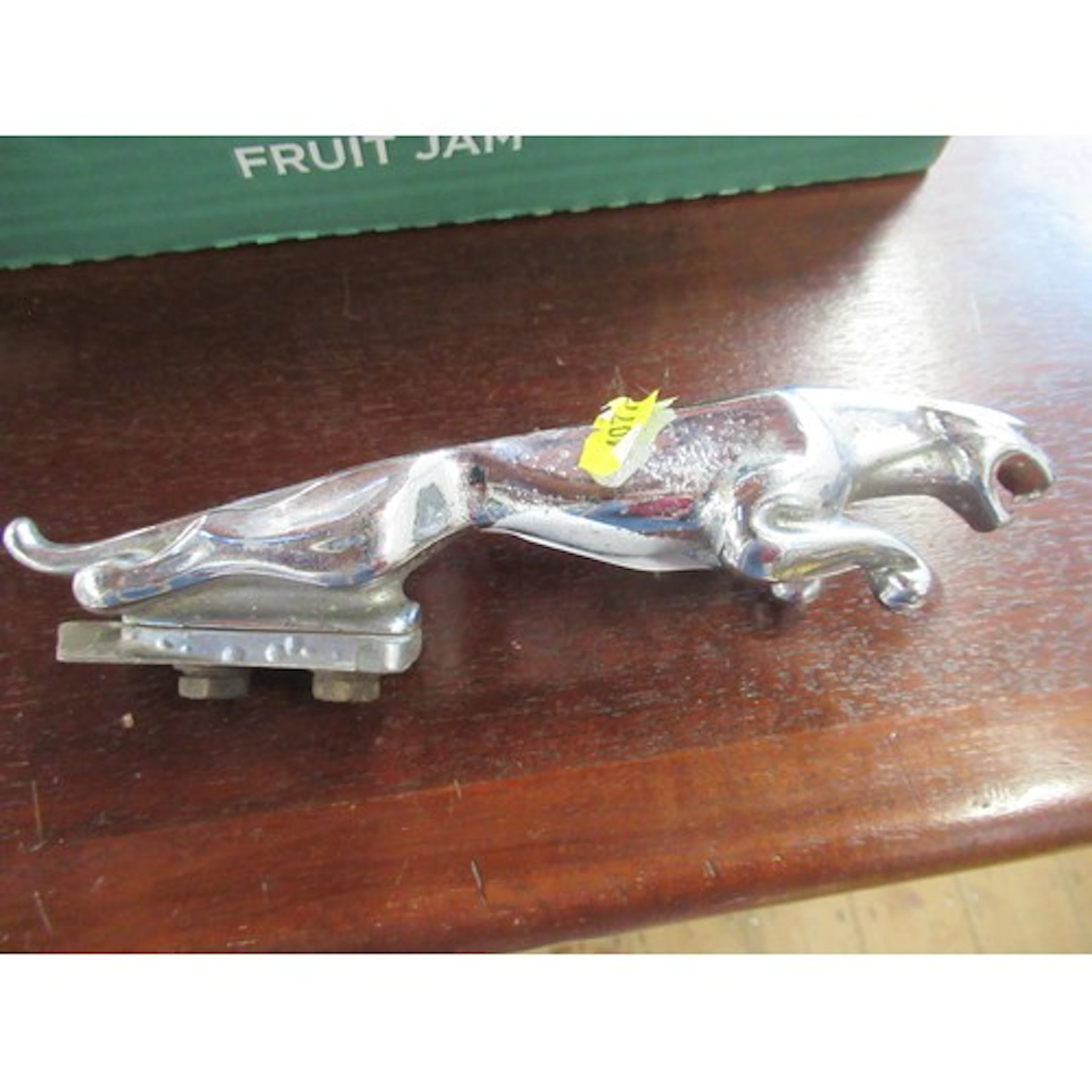 A Jaguar car mascot