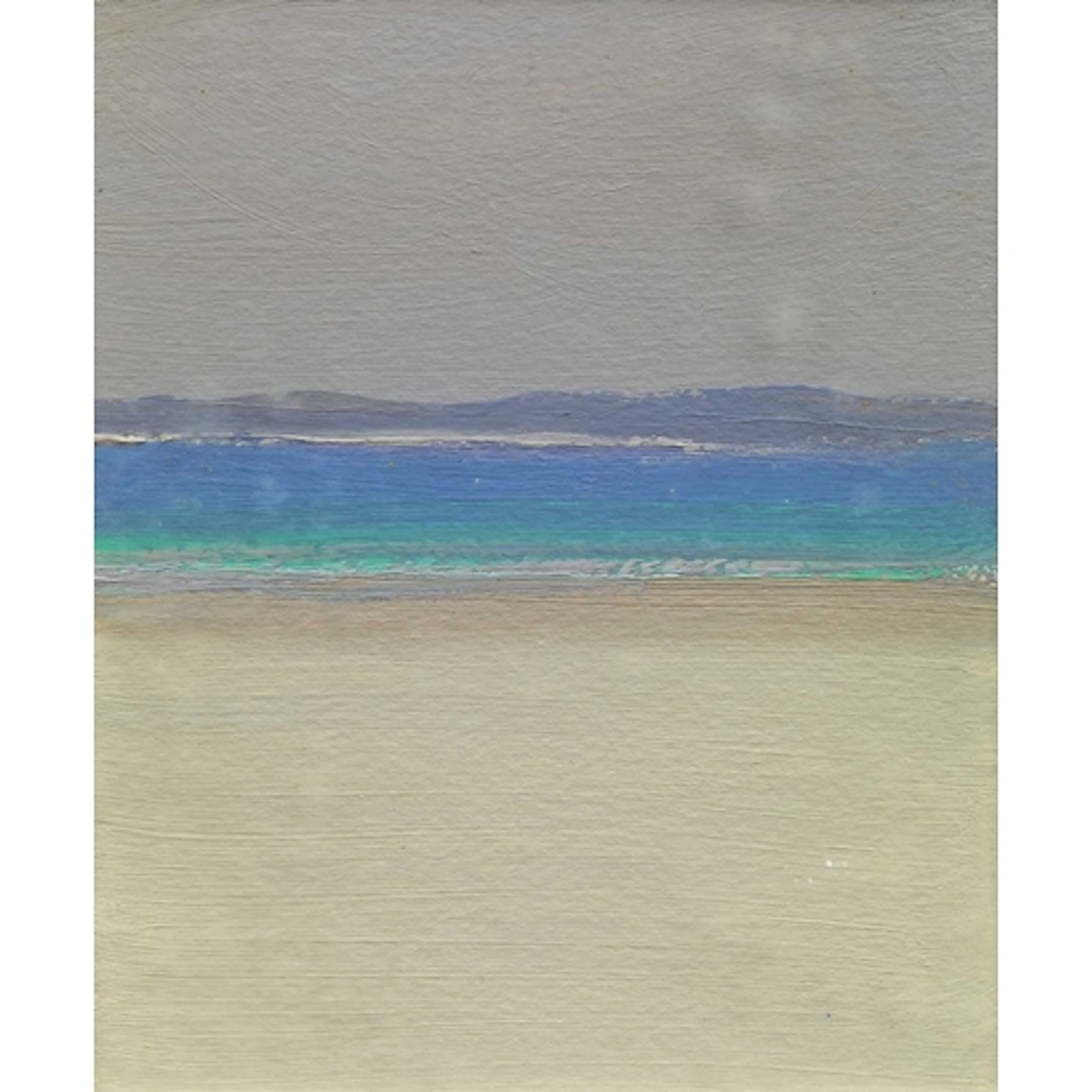 § John MILLER (1931-2002) Autumn Beach Gouache, stamp signe...