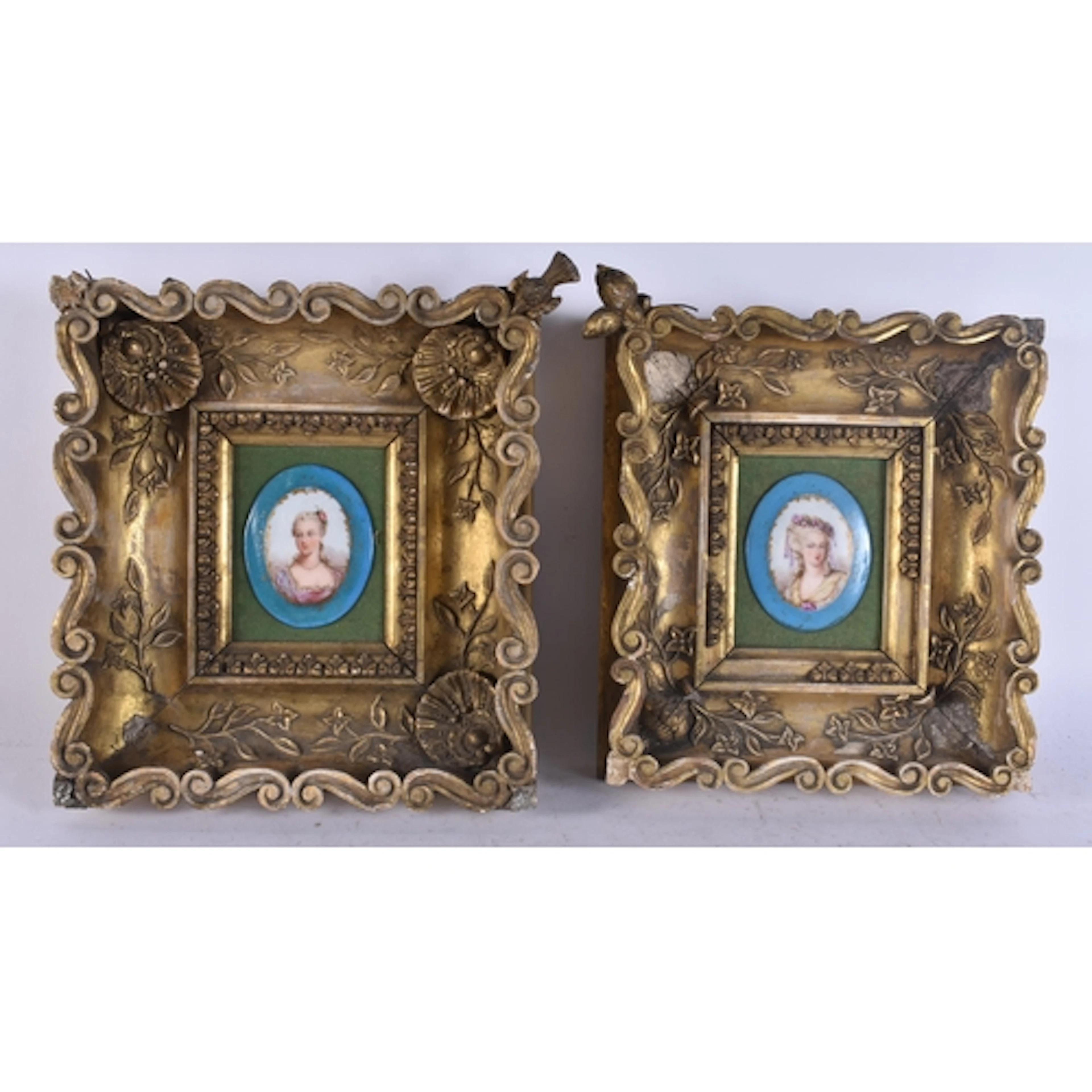 A LARGE PAIR OF 19TH CENTURY FRENCH SEVRES PORCELAIN PLAQUES...