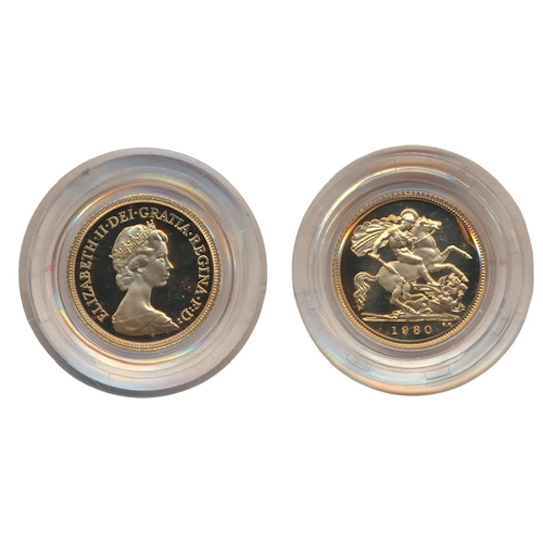 Investment Gold Lot - Documents Required. 1980 boxed half so...