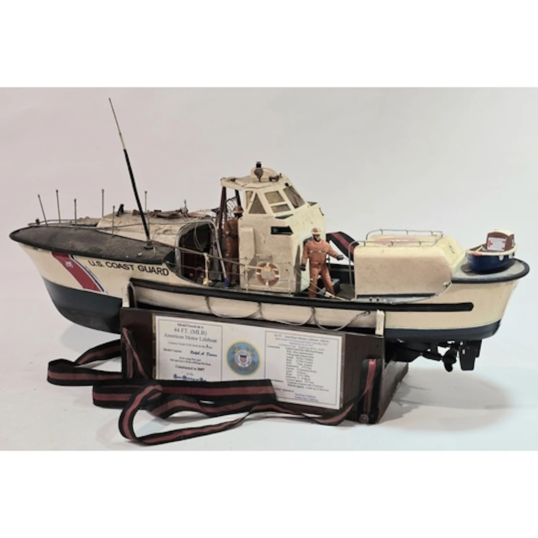 A large scratch-built wooden model of a 44ft (MLB) American ...