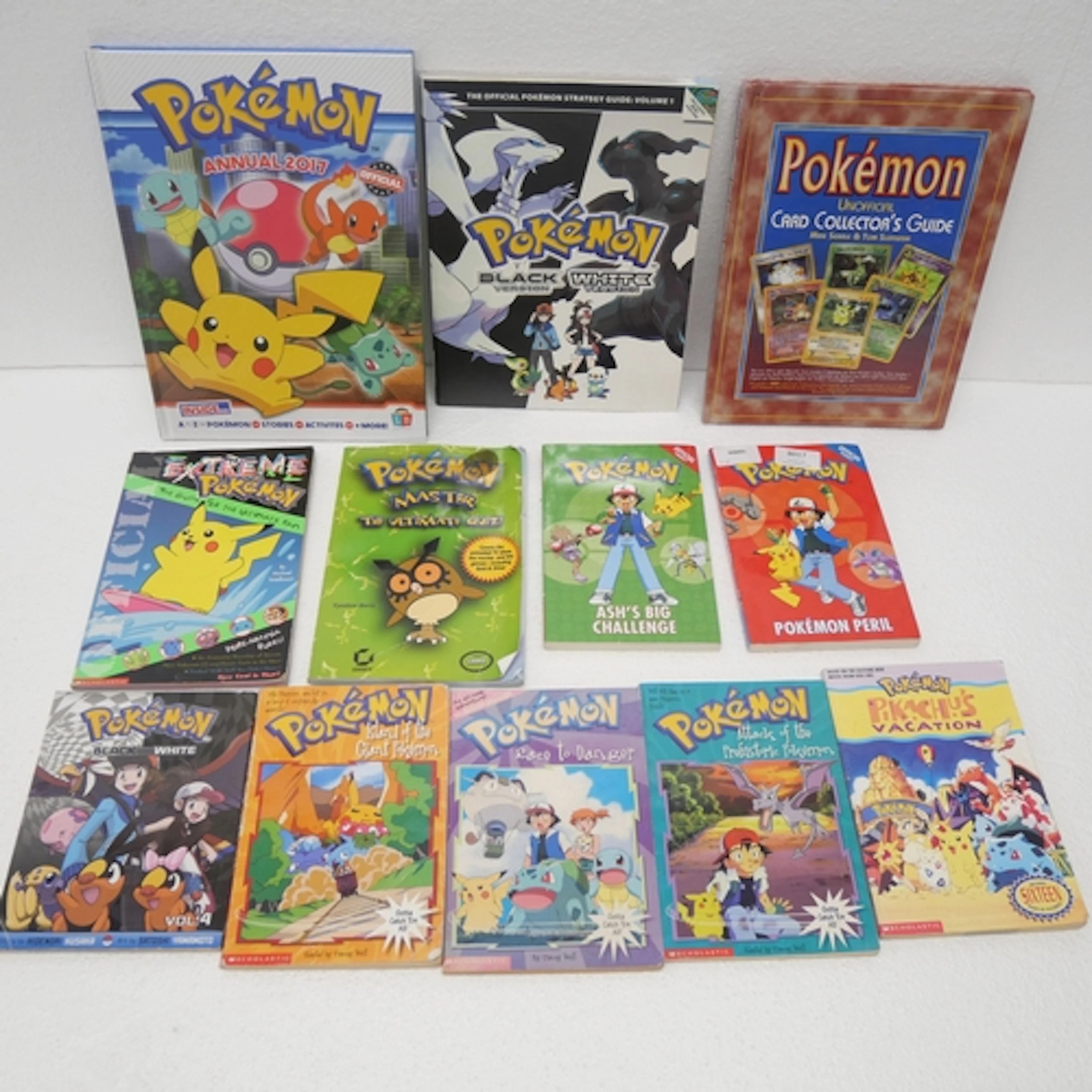 A quantity of Pokémon books including, Pokémon annual 2017, ...
