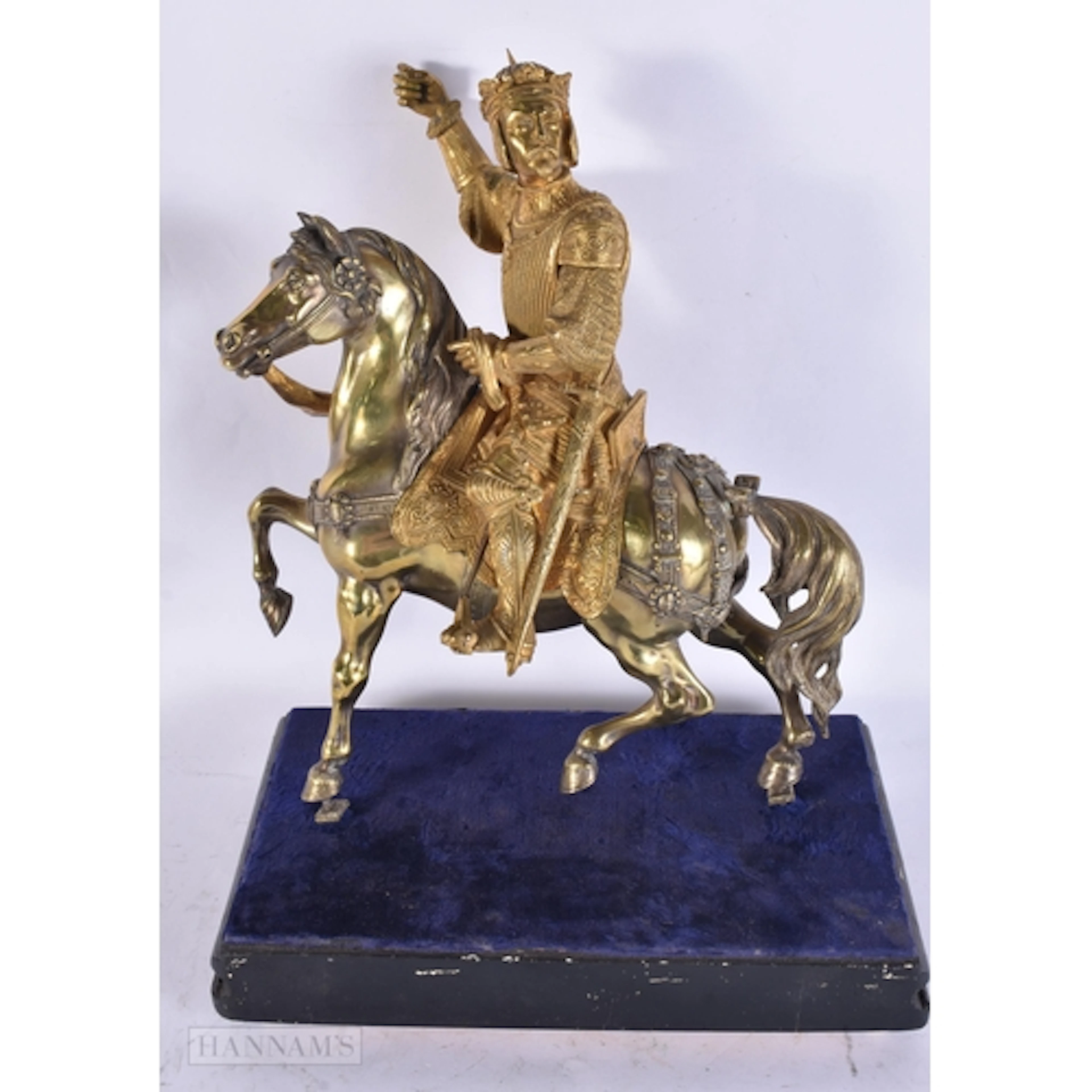 Antique bronze Sculpture of Medieval Knight Louis I Duke of ...