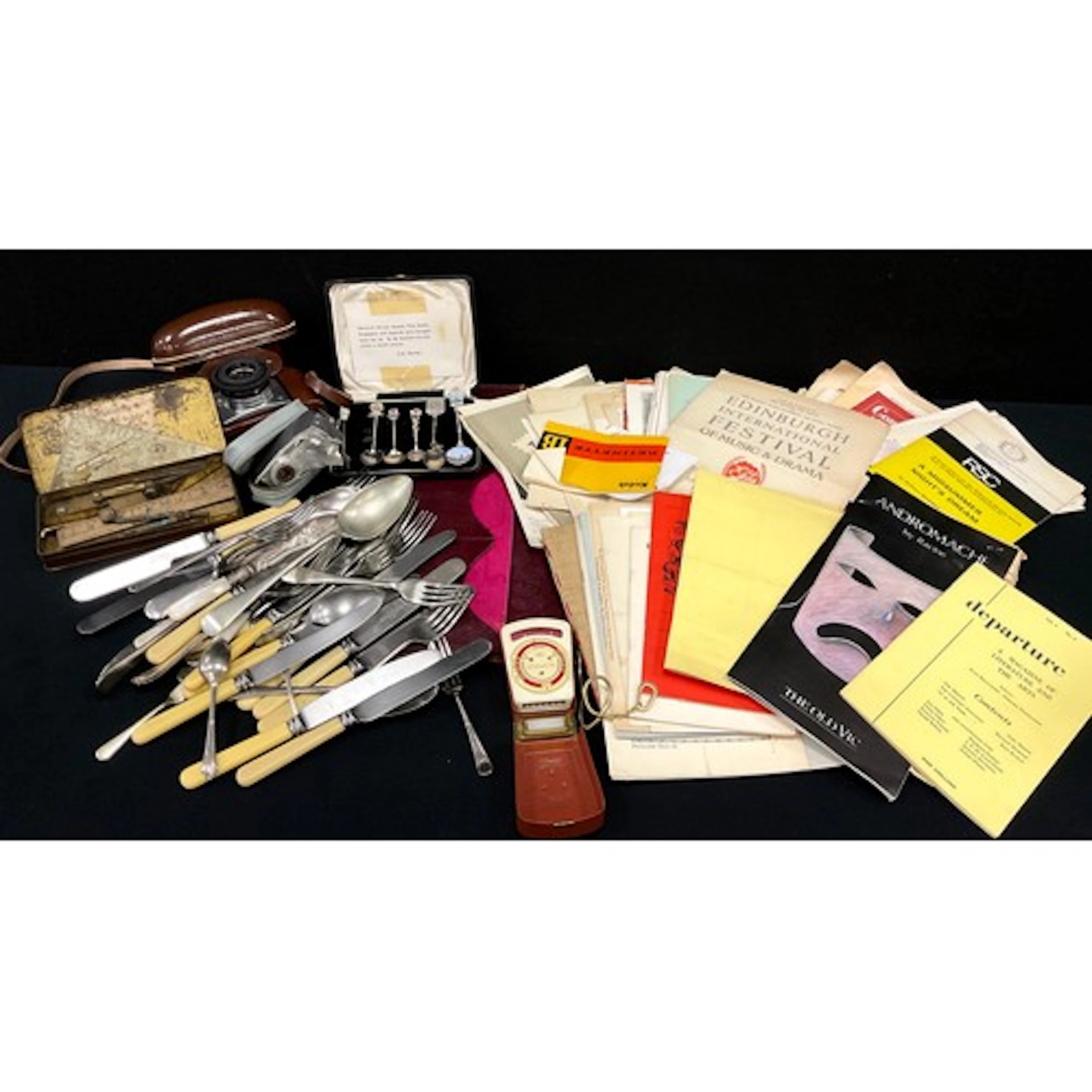 Boxes & Objects - four sterling silver/white metal souvenir ...