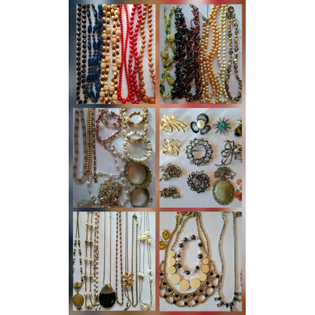 A quantity of vintage and High Street costume jewellery to i...