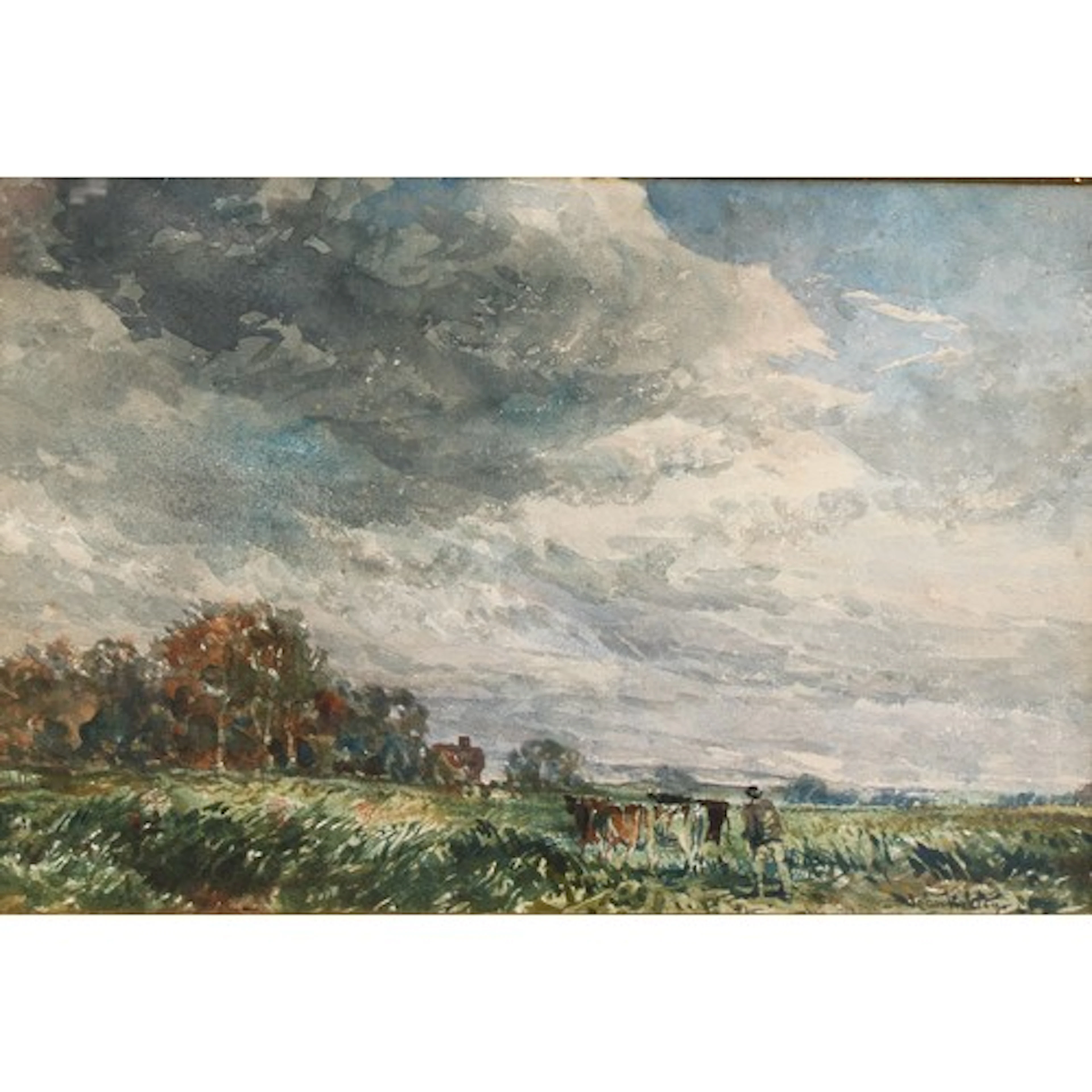 John Keeley (1849 - 1930) Near Colwich, Staffordshire signed...