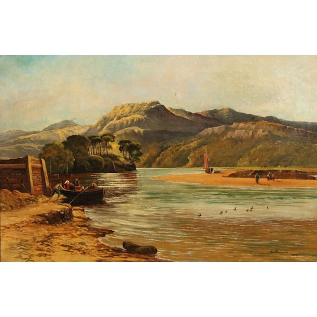 Edith Morgan (19th/early 20th century) Crossing the Estuary ...
