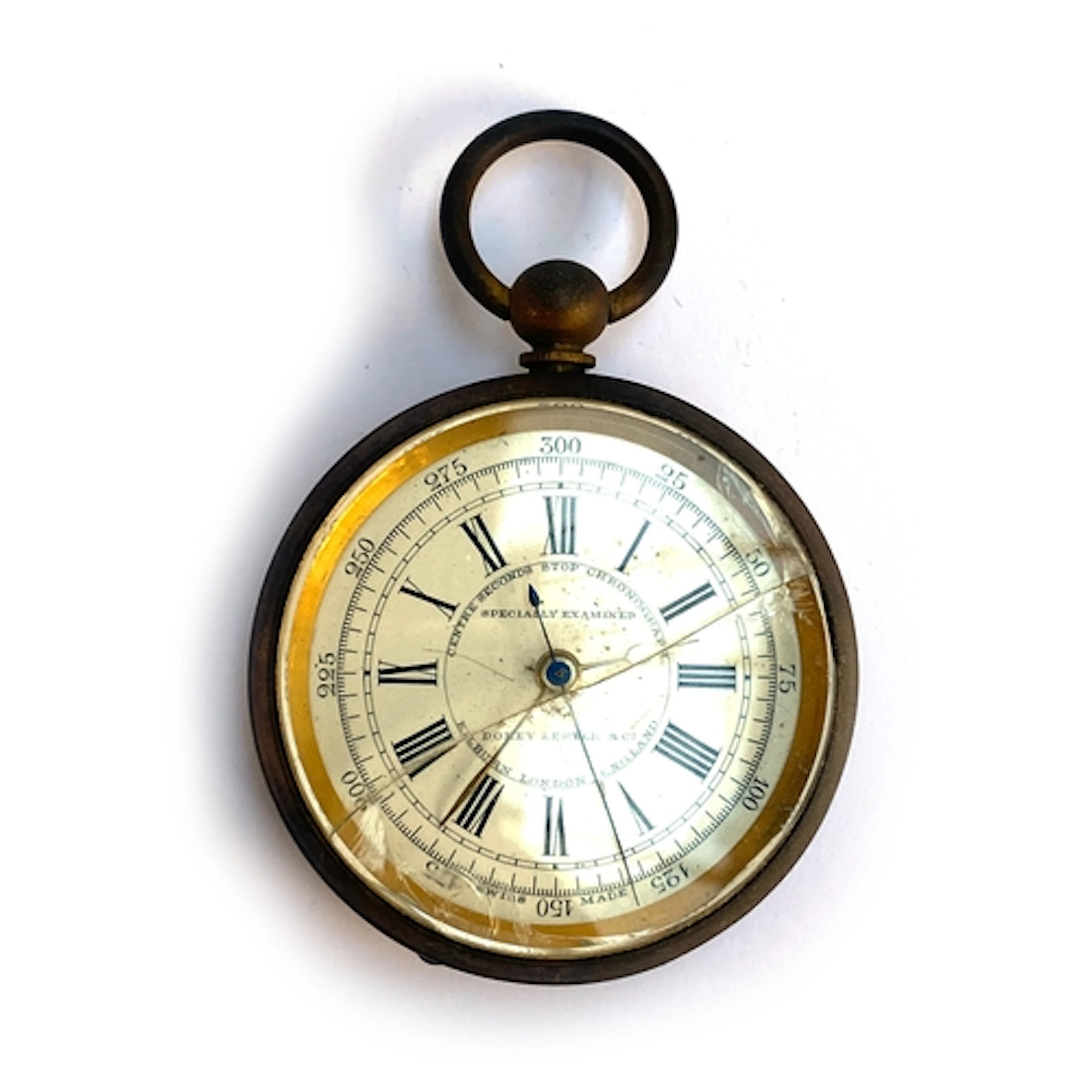 A Dorey Lester & Co. centre seconds stop chronograph (af) P...