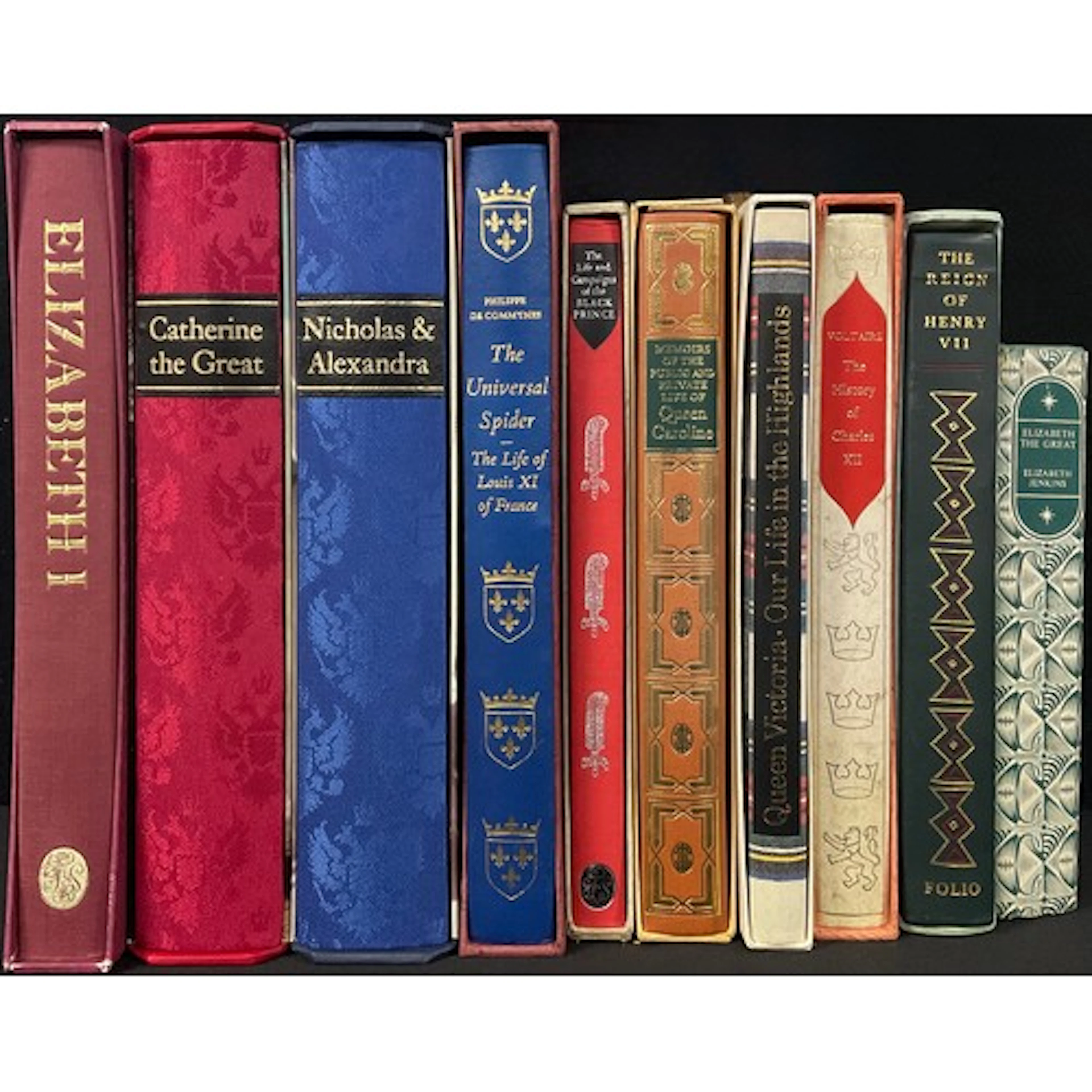 Books – Royal Biographies, all Folio Society editions with s...
