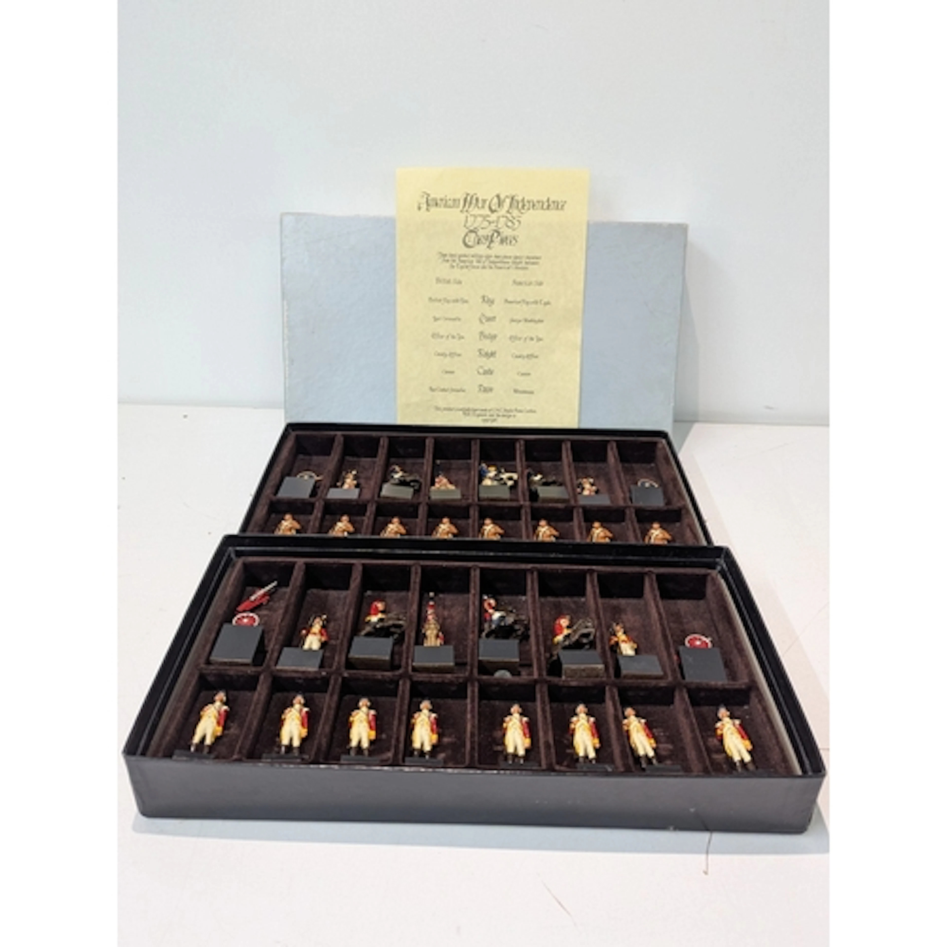 Studio Anne Carlton SAC American War of Independence chess m...