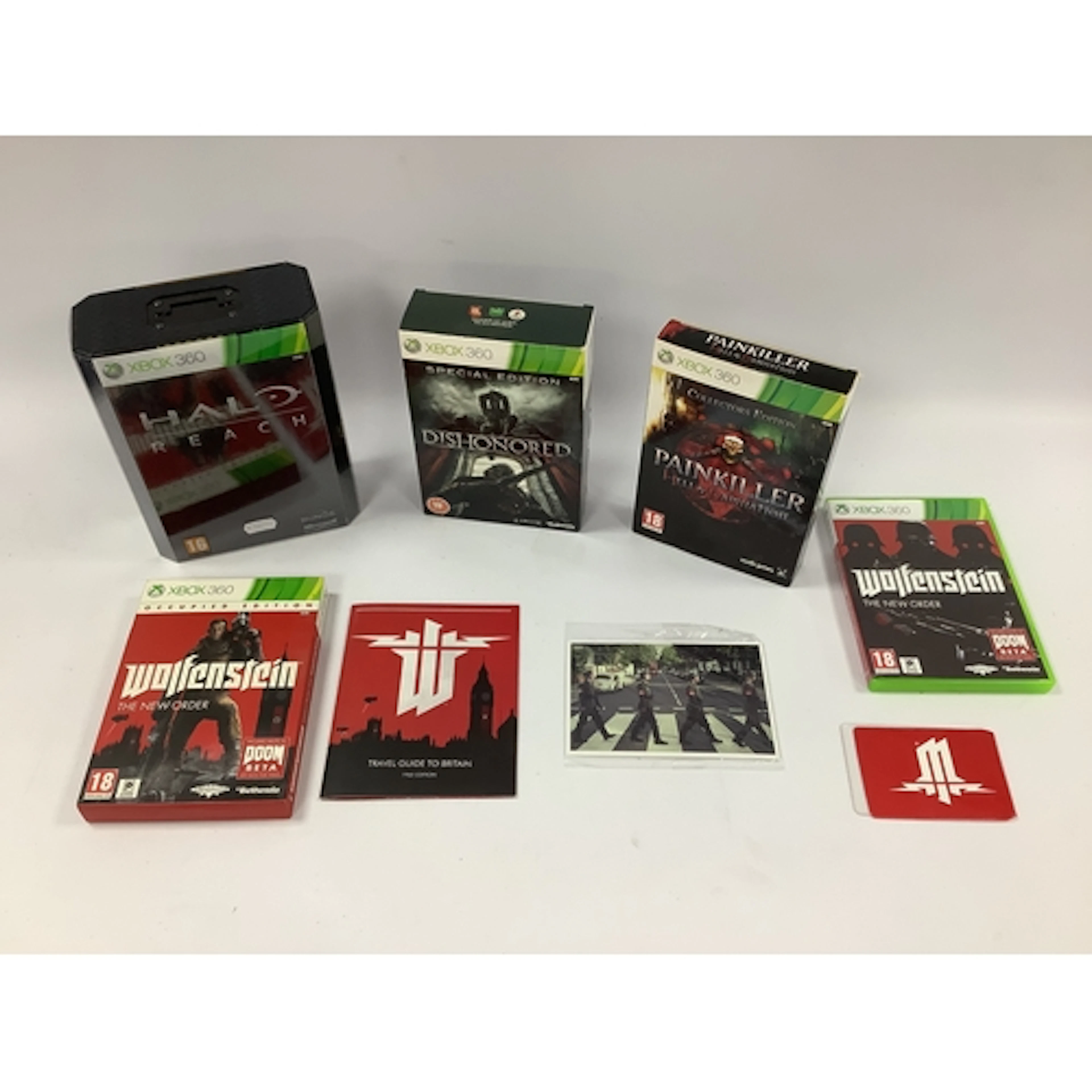 Four Microsoft XBOX 360 'Special Edition' Games comprising o...
