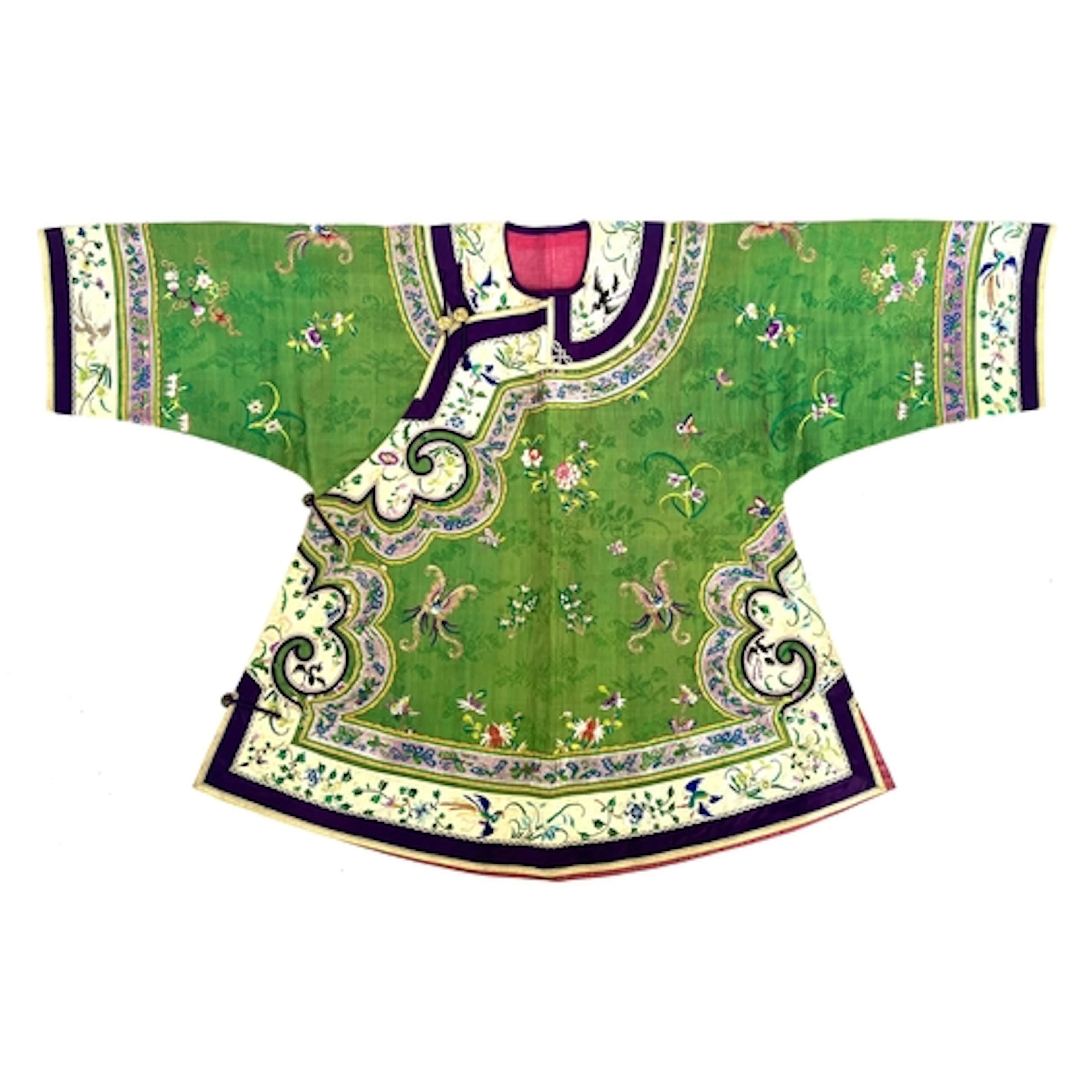 An antique Chinese late 19th/early 20th century child's gree...
