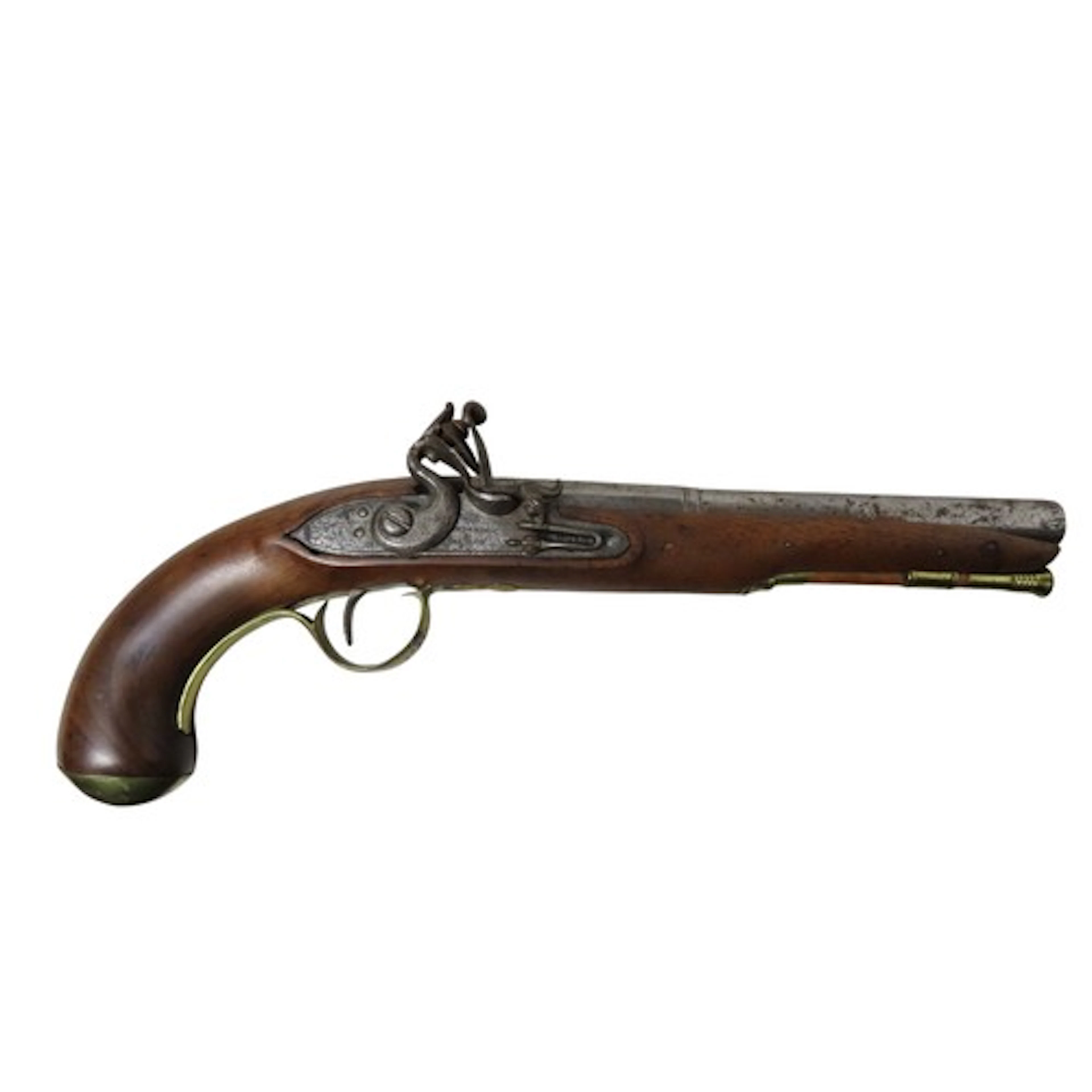 A FLINTLOCK PISTOL BY DUNDERDALE & MABSON with octagonal...