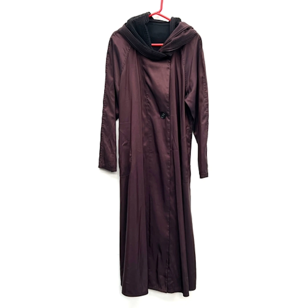 A Mycra Pac hooded cape