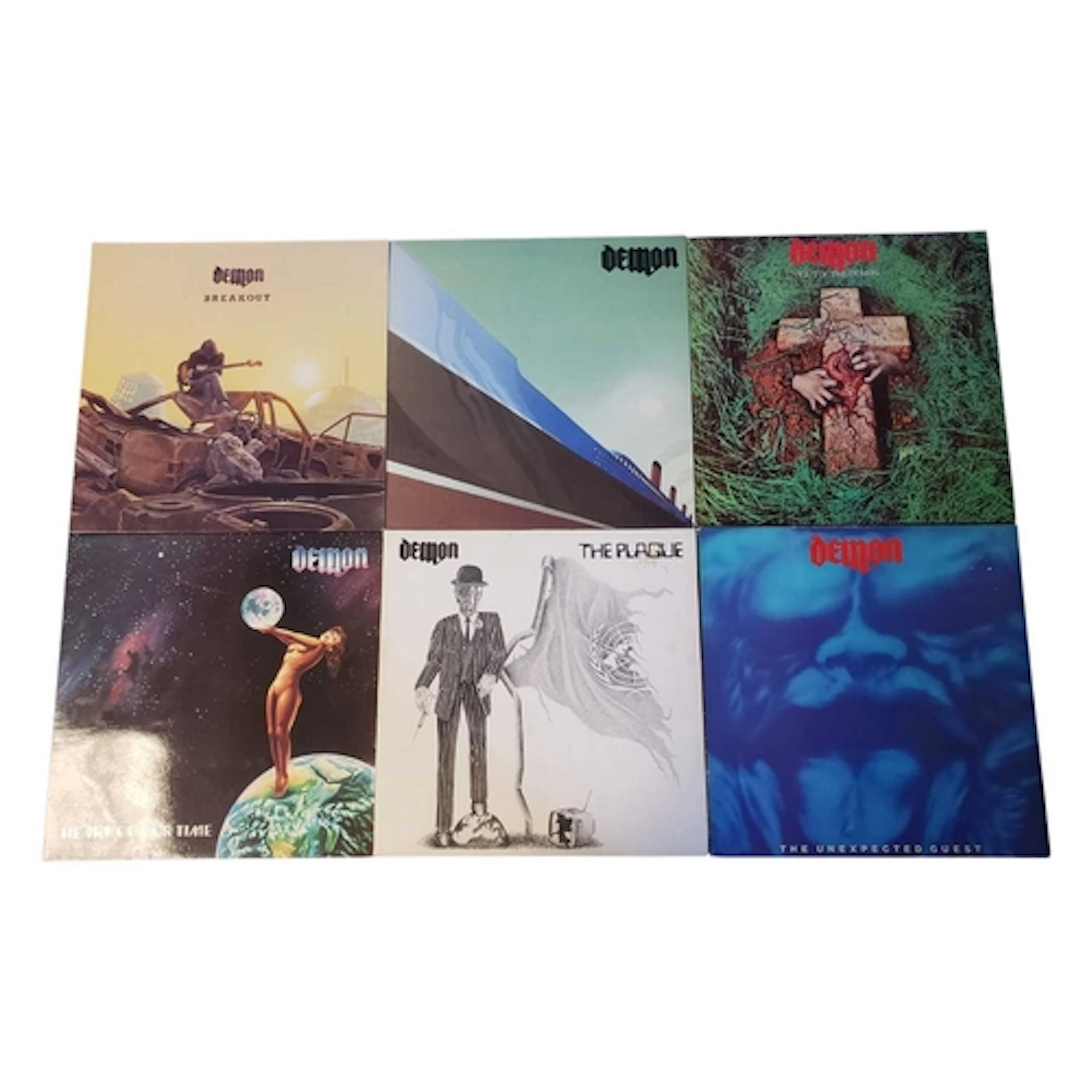 Demon - Six heavy metal LP vinyl records. To include: Heart ...