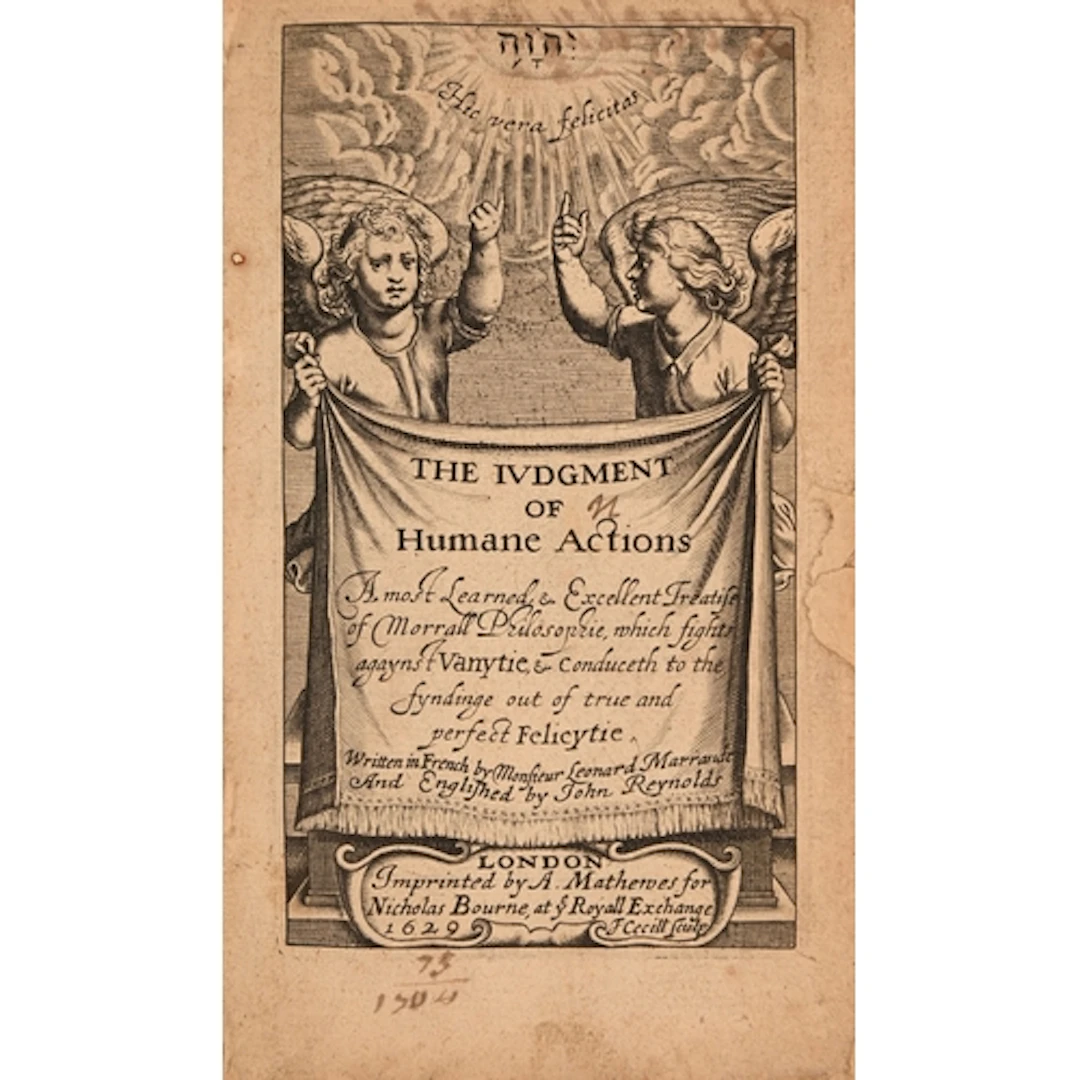 Marandé (Léonard de) & Reynolds (John, translator), The ...