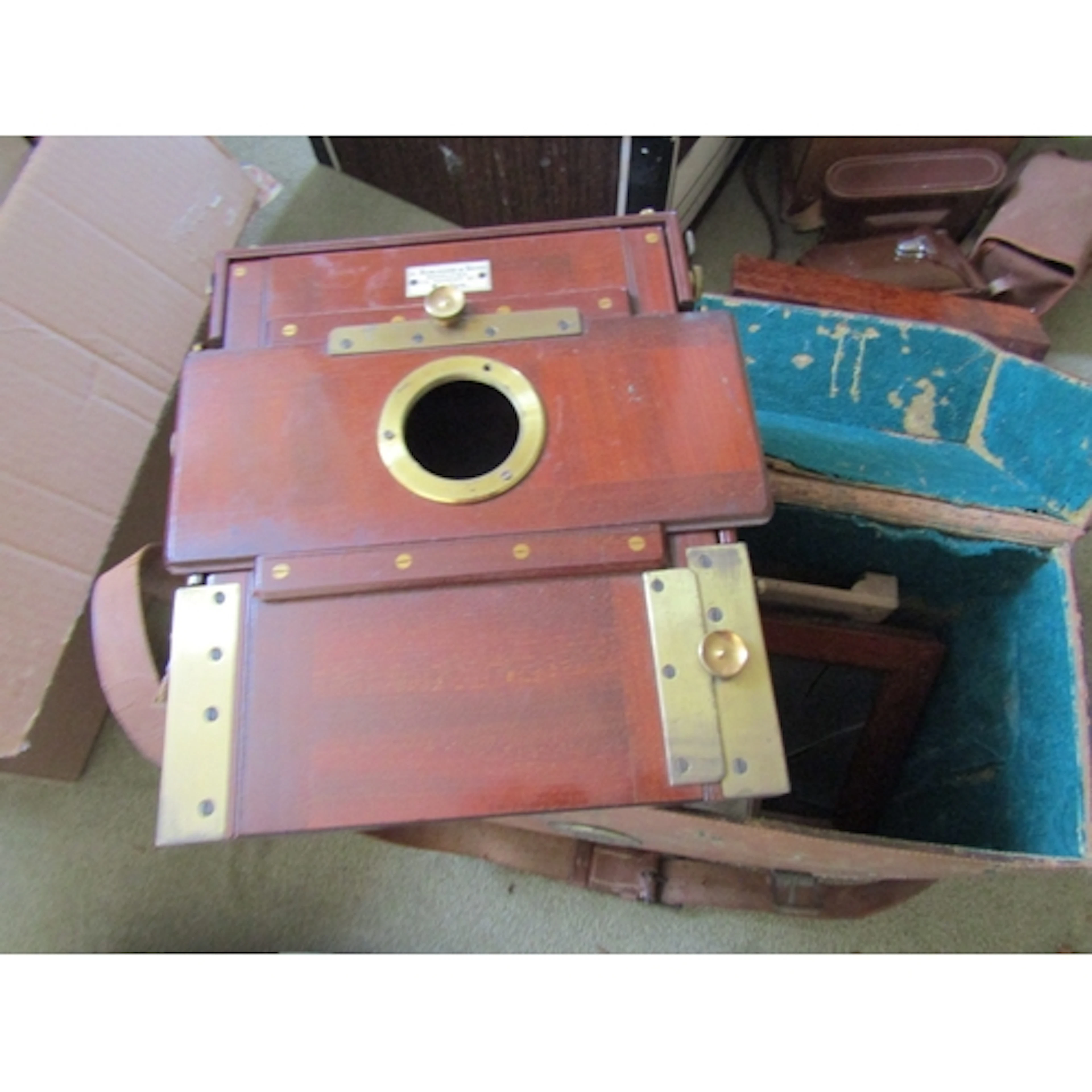J Robinson and Sons of London Victorian Photographic Camera ...